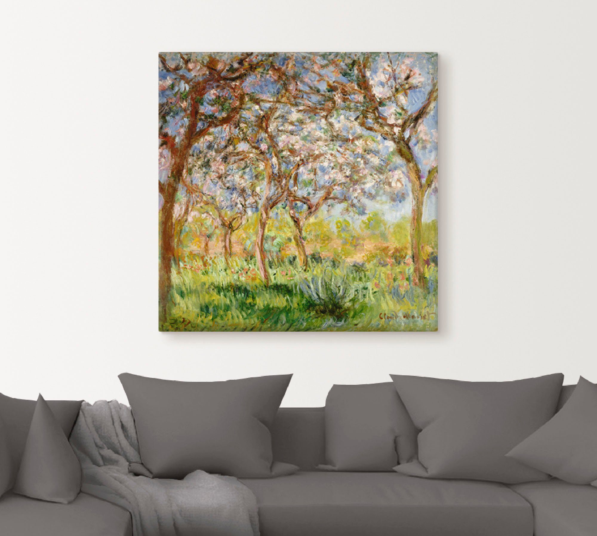 Artland Artprint Voorjaar in Giverny. als artprint op linnen, poster in verschillende formaten maten