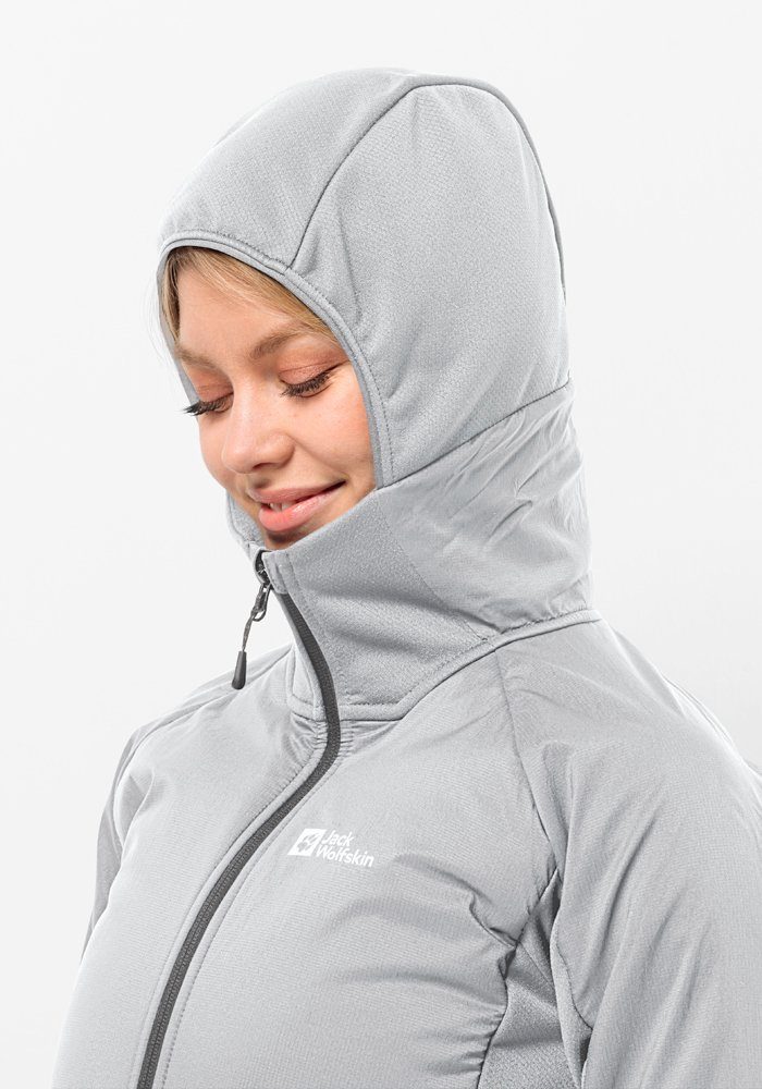 Jack Wolfskin Fleecejack met capuchon ALPGRAT PRO INS FZ W