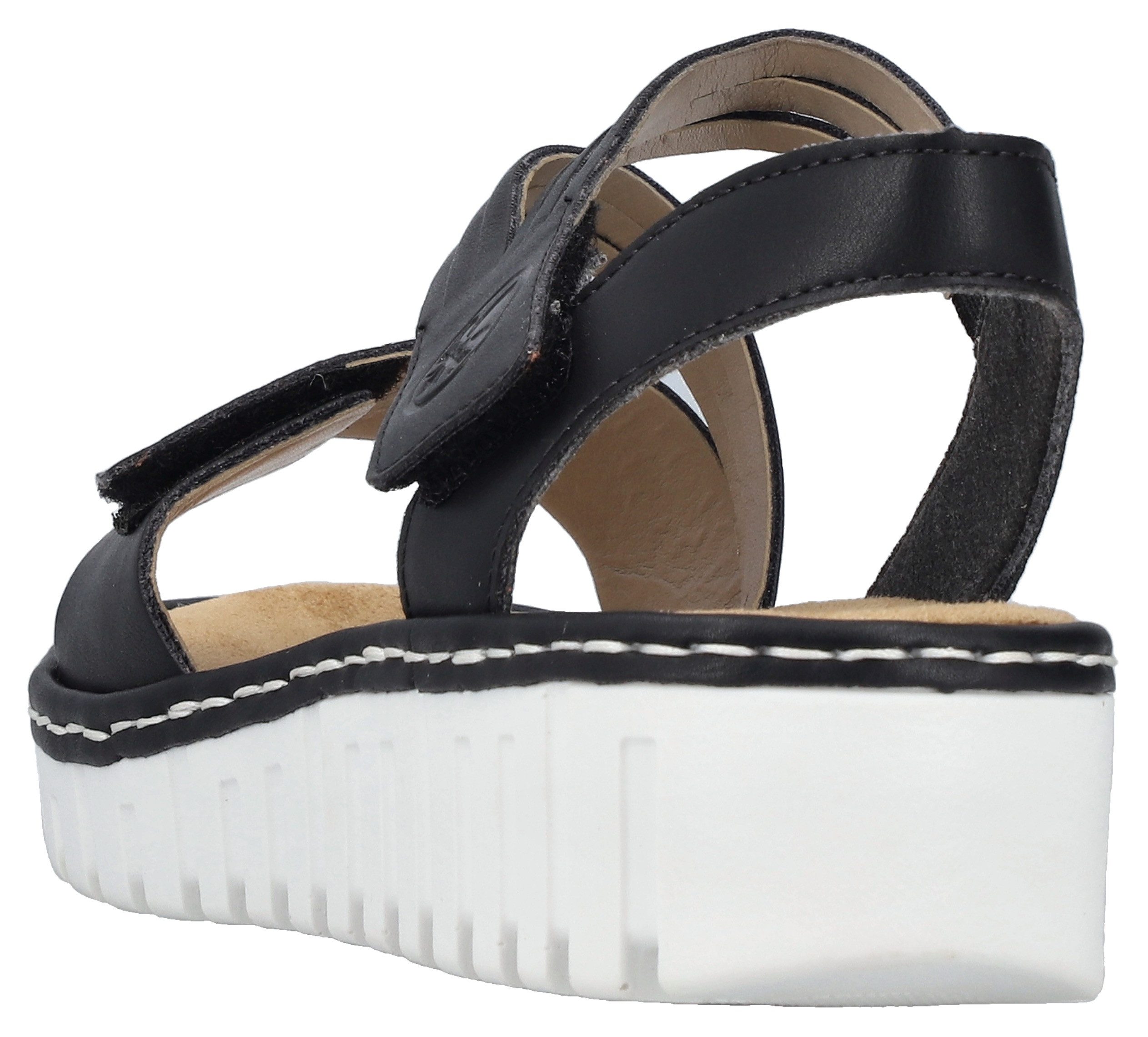 Rieker Plateausandalen Zomerschoen, sandaal, sleehak, met klittenband