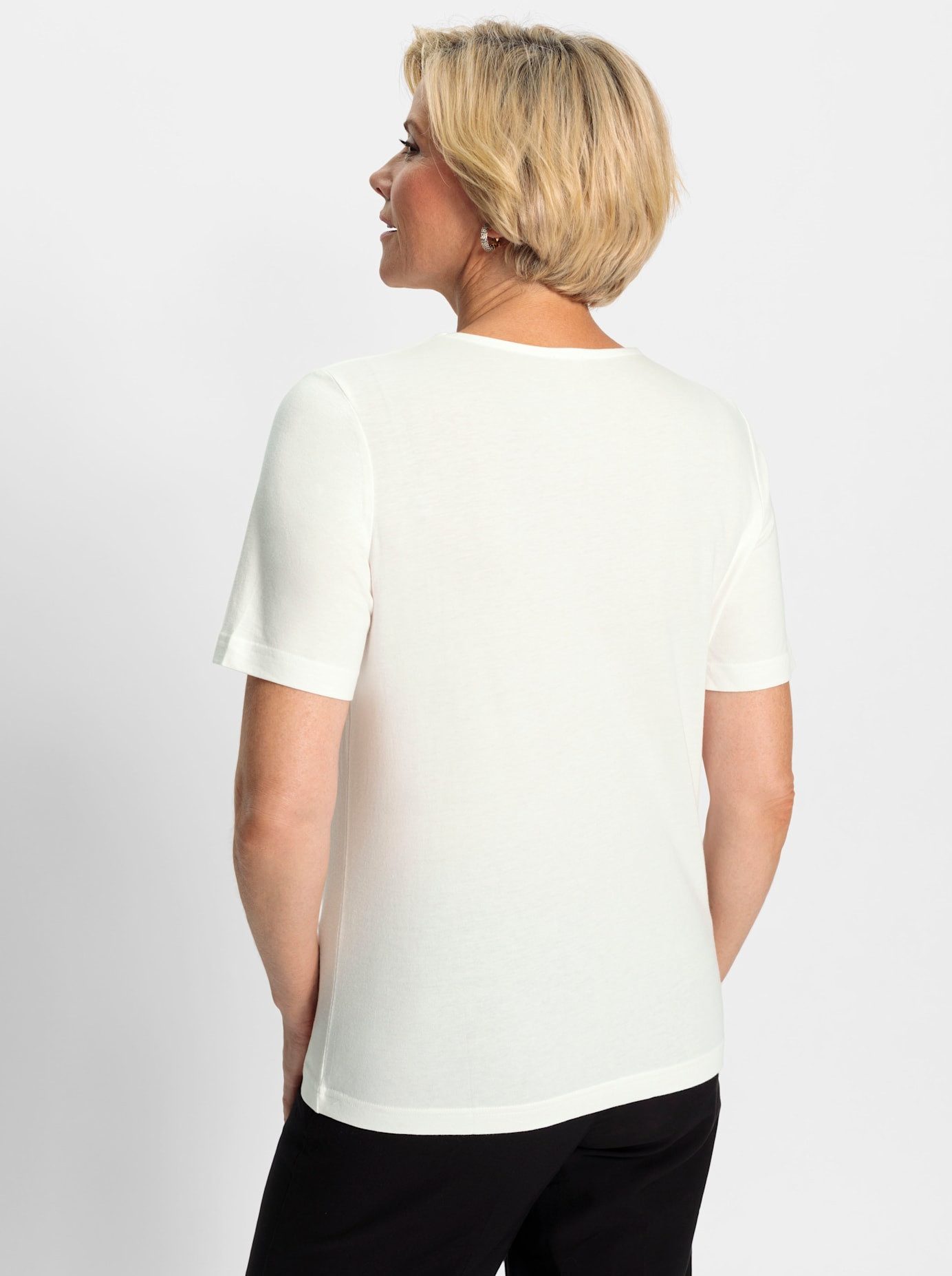 Classic 2-in-1-shirt Shirt (1-delig)