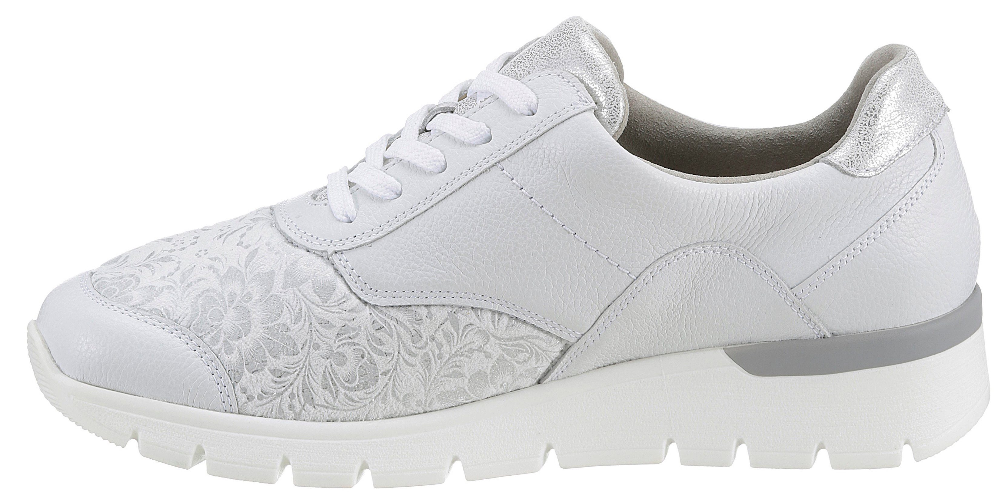 Waldläufer Sneakers K-RAMONA-Soft in breedte k, met orthotritt, vrijetijdsschoen, lage schoen, veterschoen