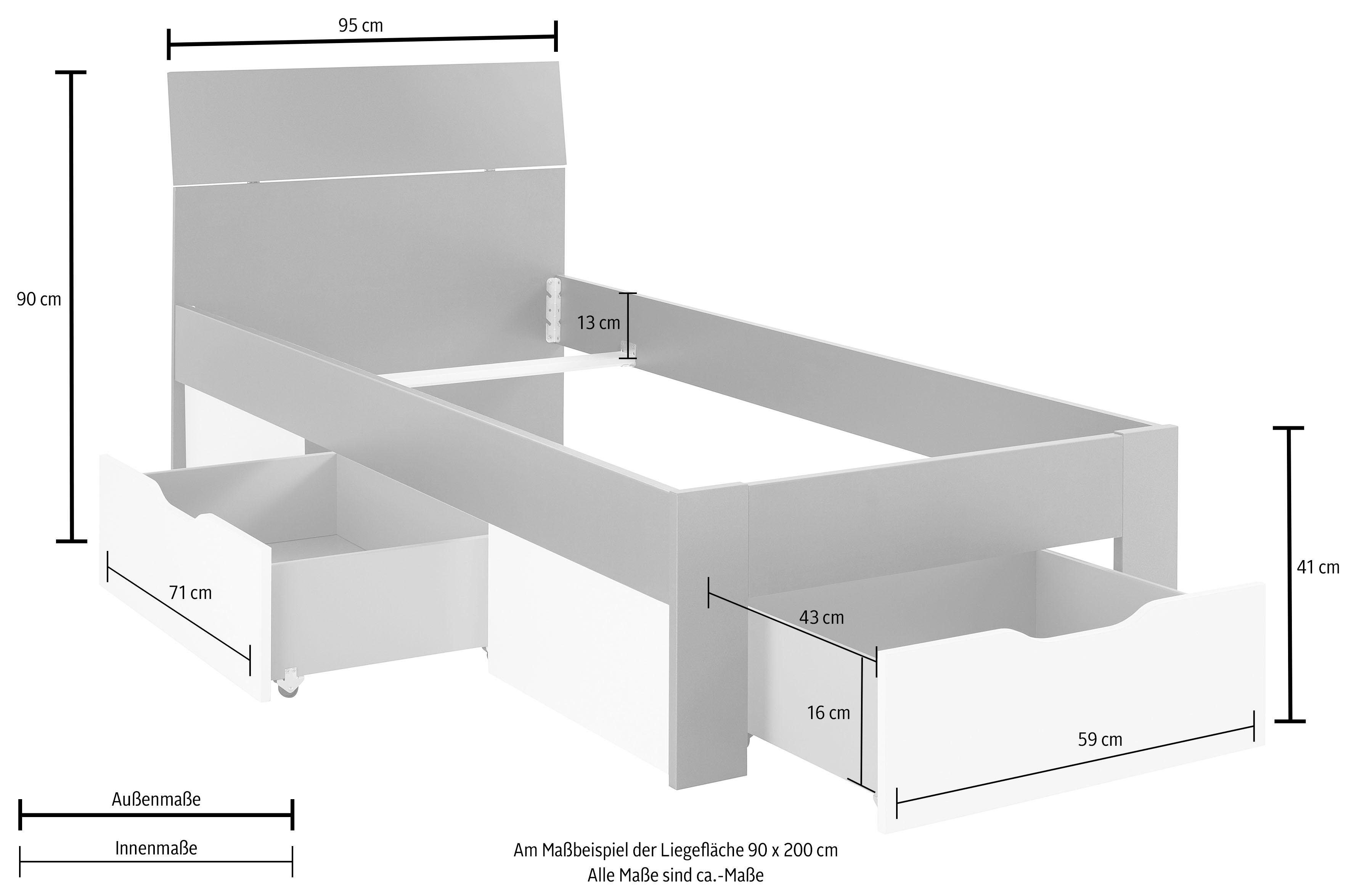 rauch Bed Flexx inclusief lades
