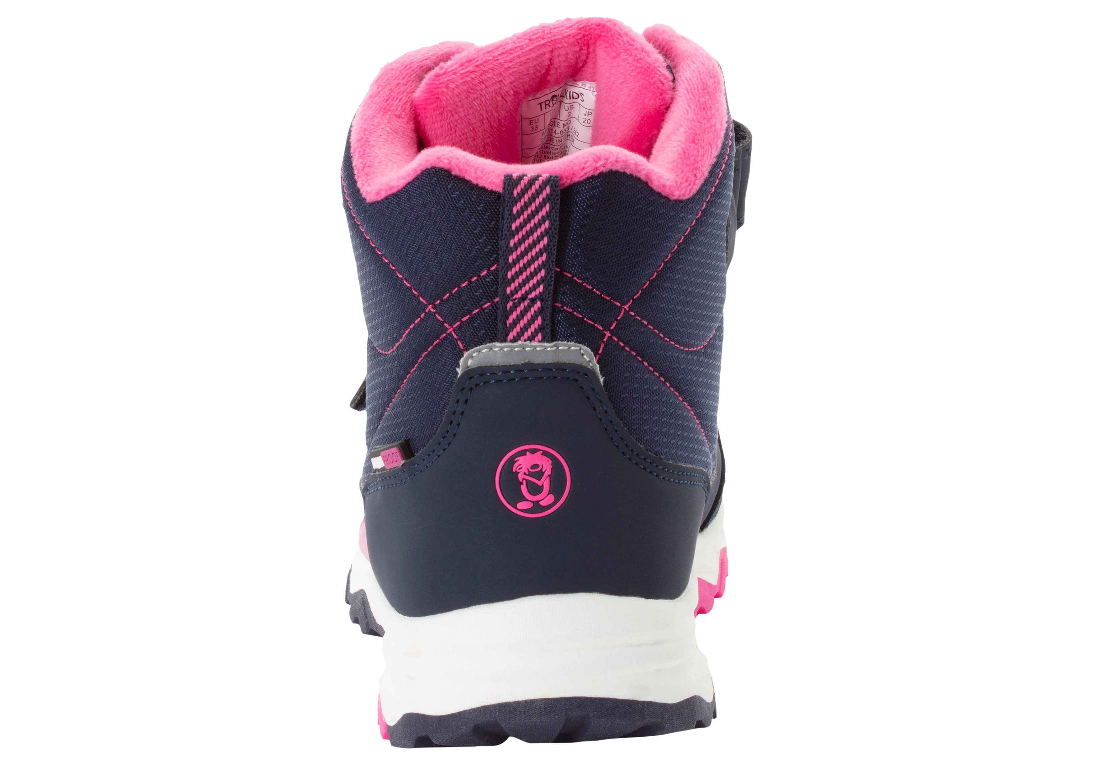 TROLLKIDS Winterlaarzen KIDS HAFJELL WINTER BOOTS waterdicht, klittenbandsluiting, reflecterende details