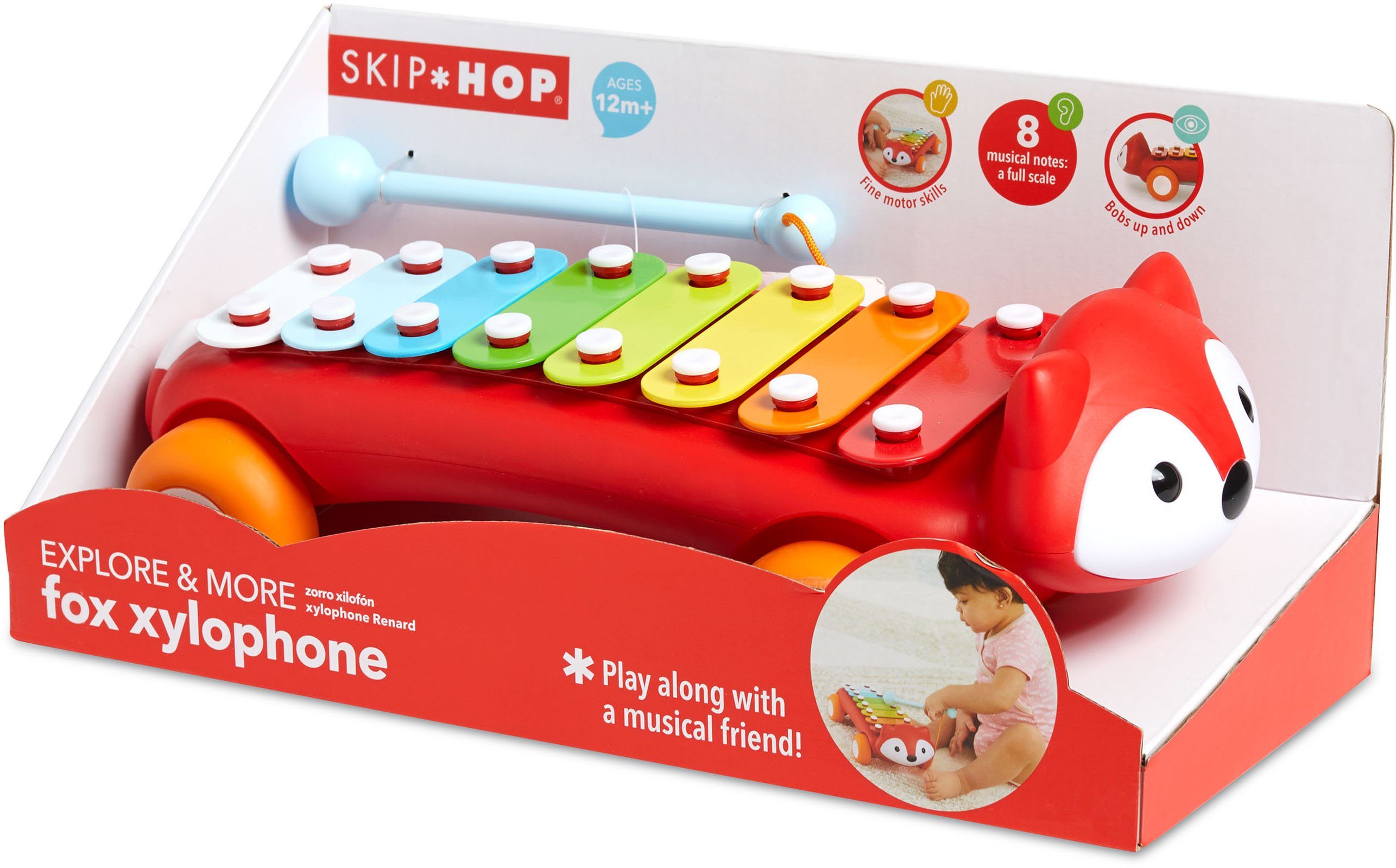 Skip Hop Speelgoed-muziekinstrument Explore & More xylofoon vos