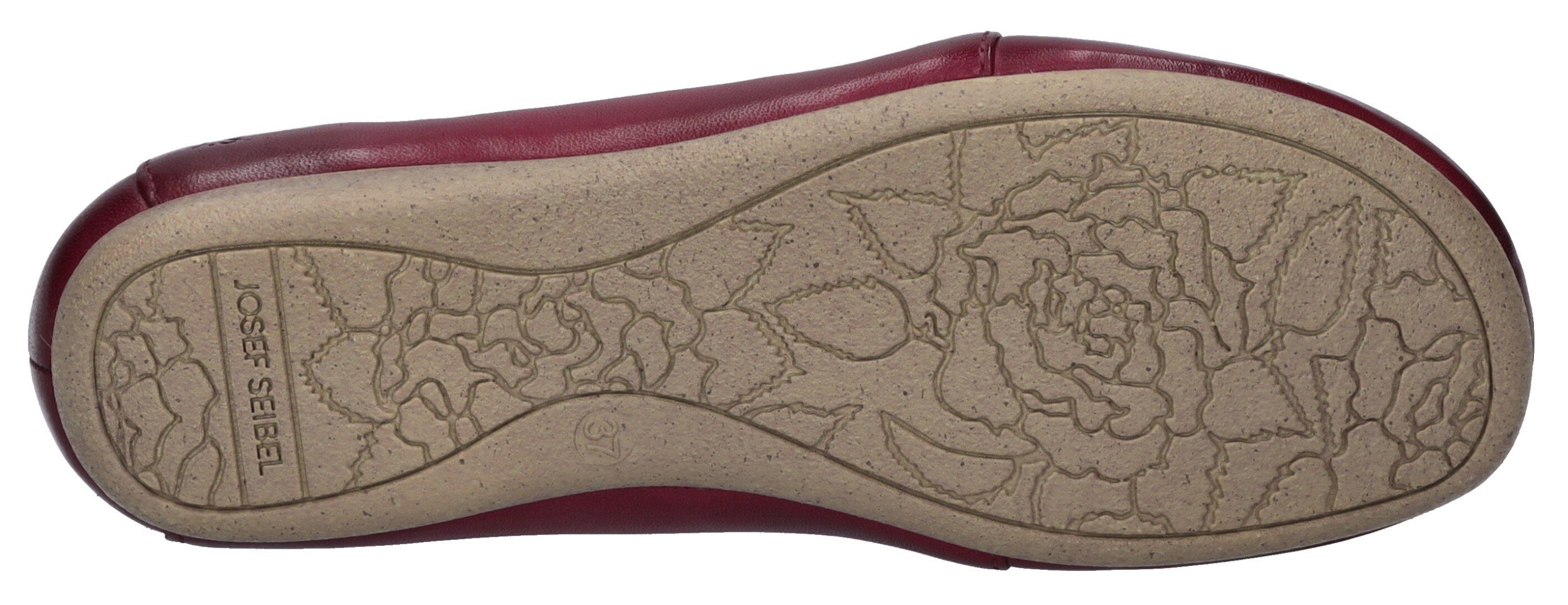 Josef Seibel Ballerina's met riempje Fiona 04 Slippers, sandalen, comfortschoenen met verfijnde elastische band