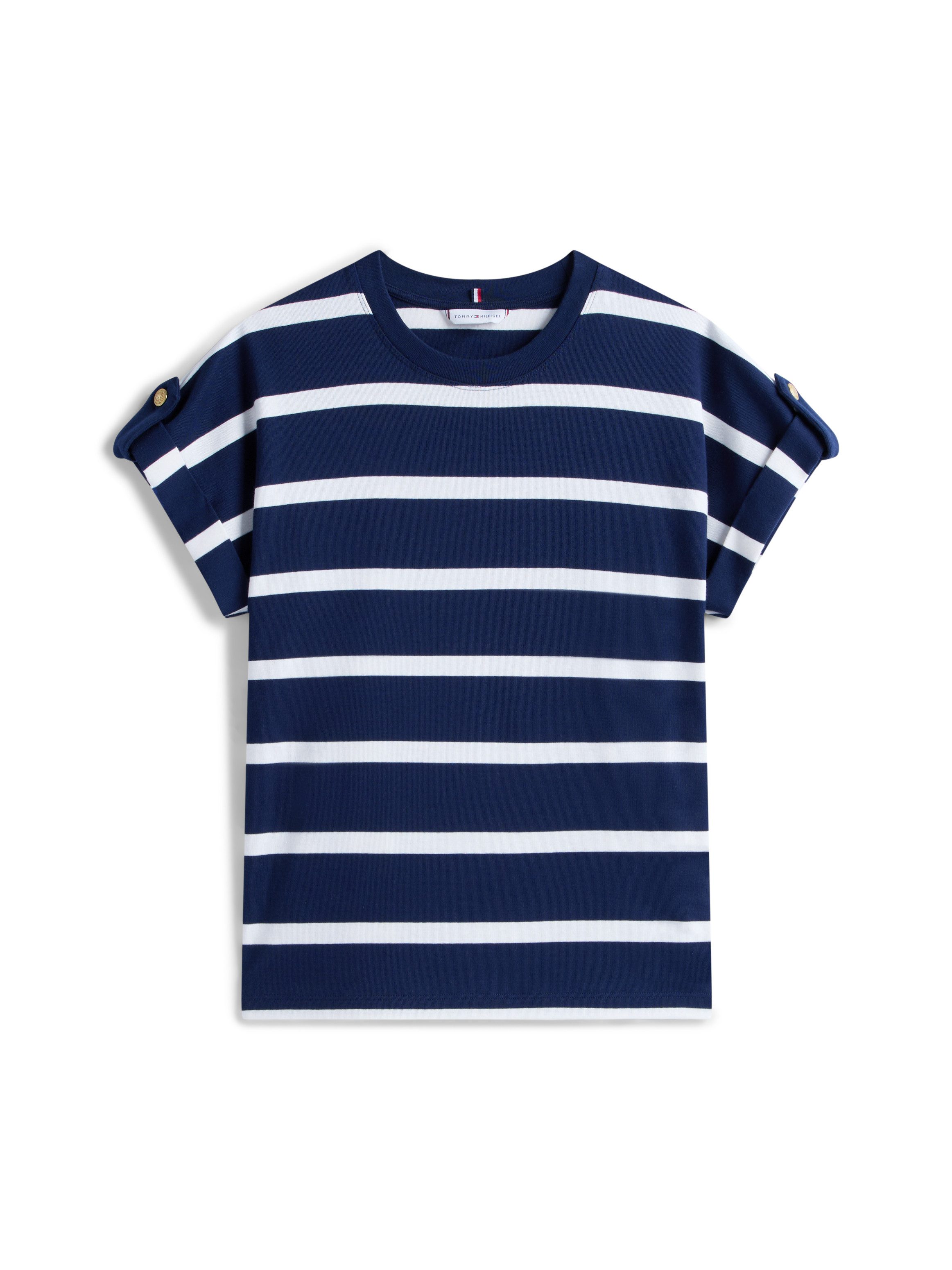 Tommy Hilfiger Shirt met korte mouwen GOLD BUTTON MDRN C-NK SS TEE