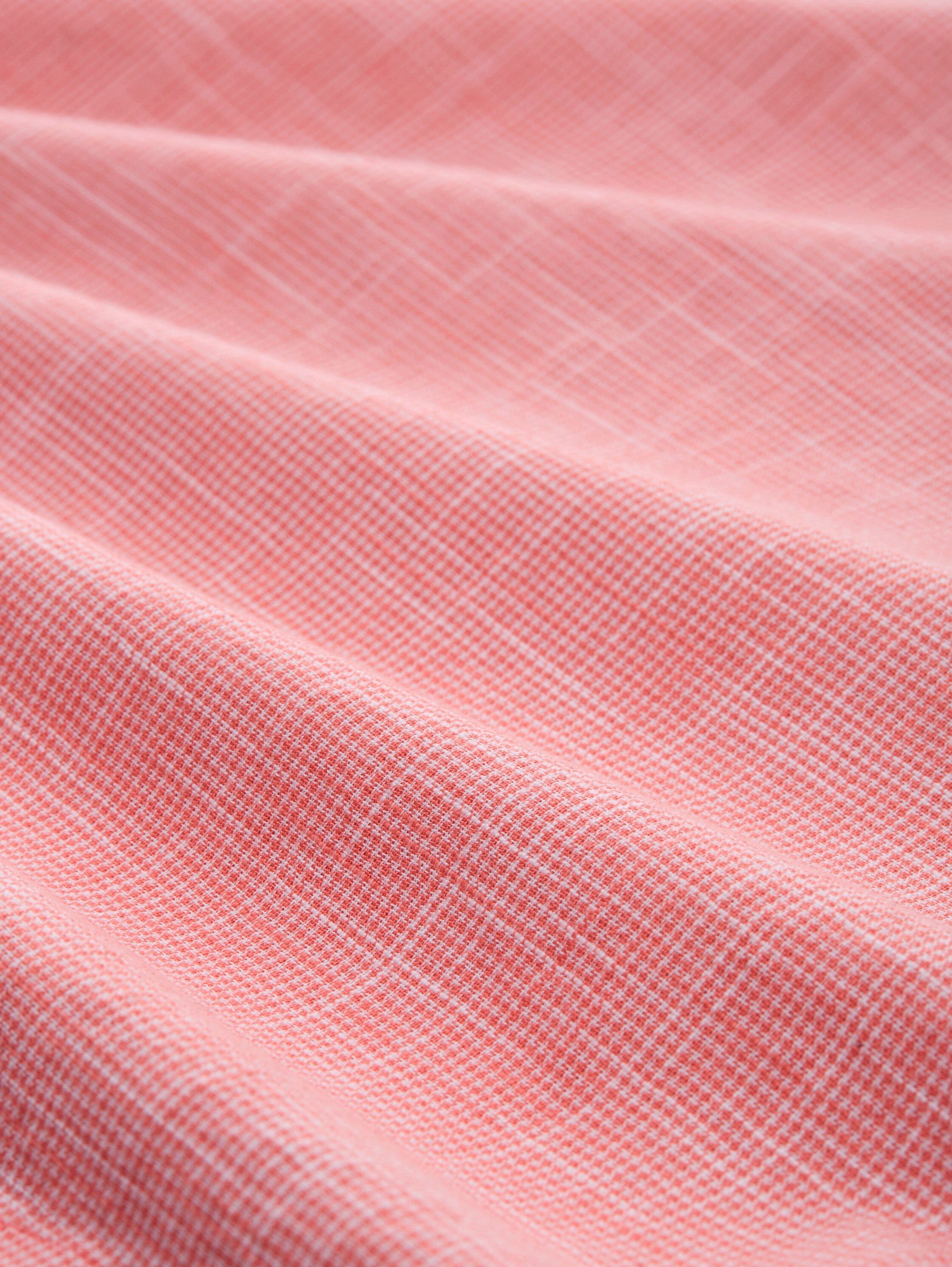 Tom Tailor Blouse met korte mouwen in tuniek-stijl, geruit
