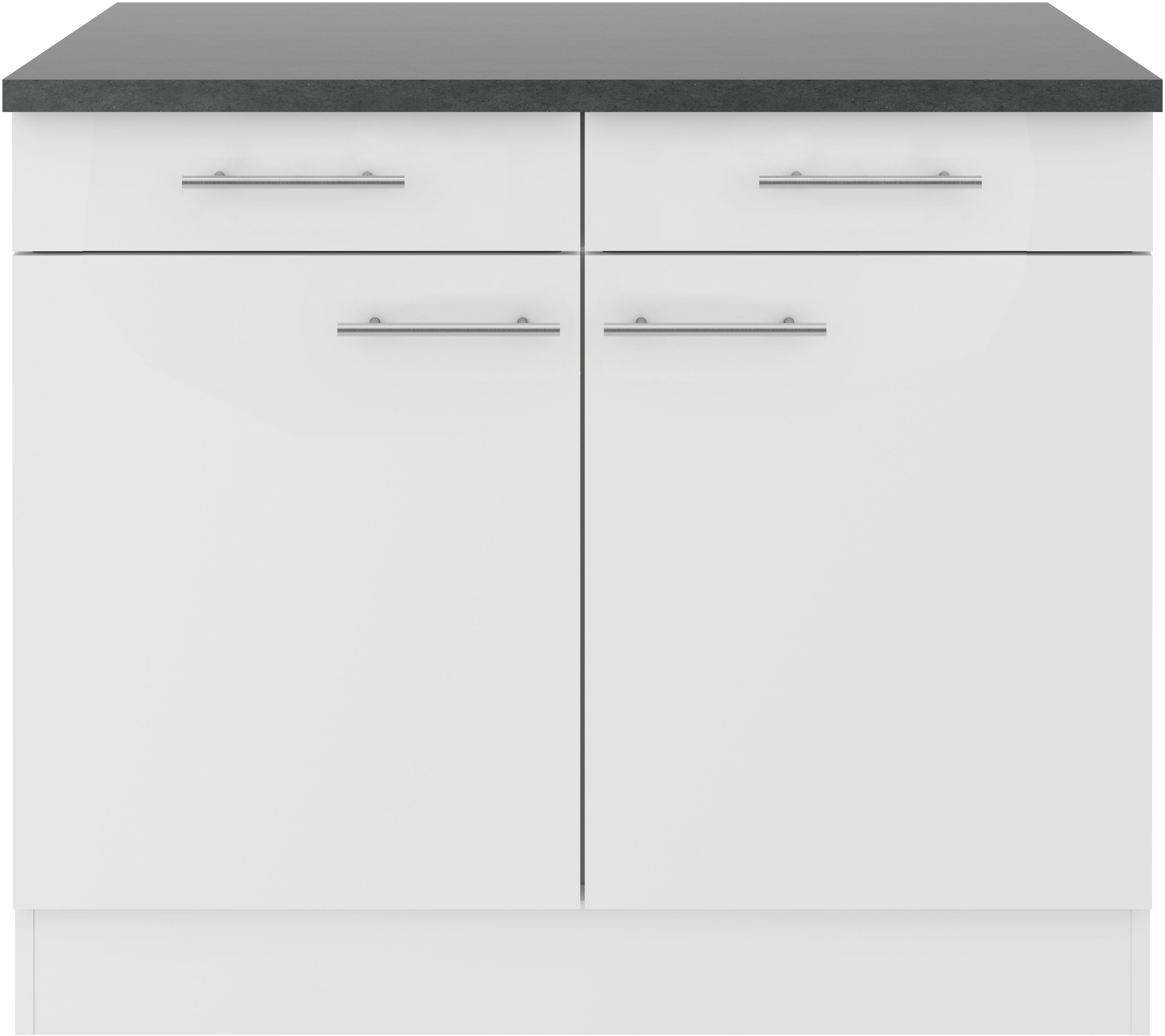 OPTIFIT Onderkast Bella Breedte 100 cm, met 2 deuren en 2 lades
