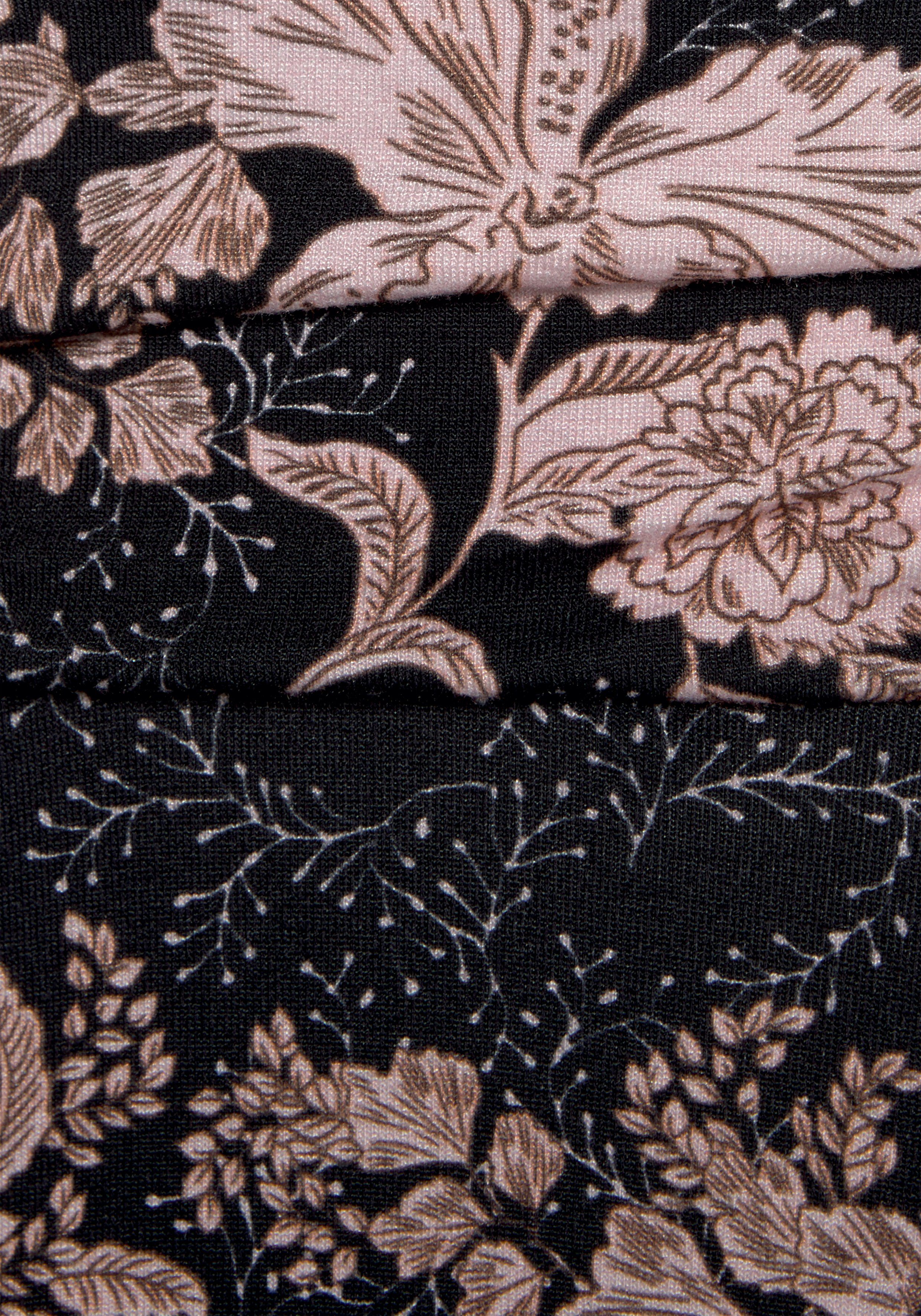 Vivance Jerseyjurk met all-over print in wikkel-look, zomerjurk, strandjurk