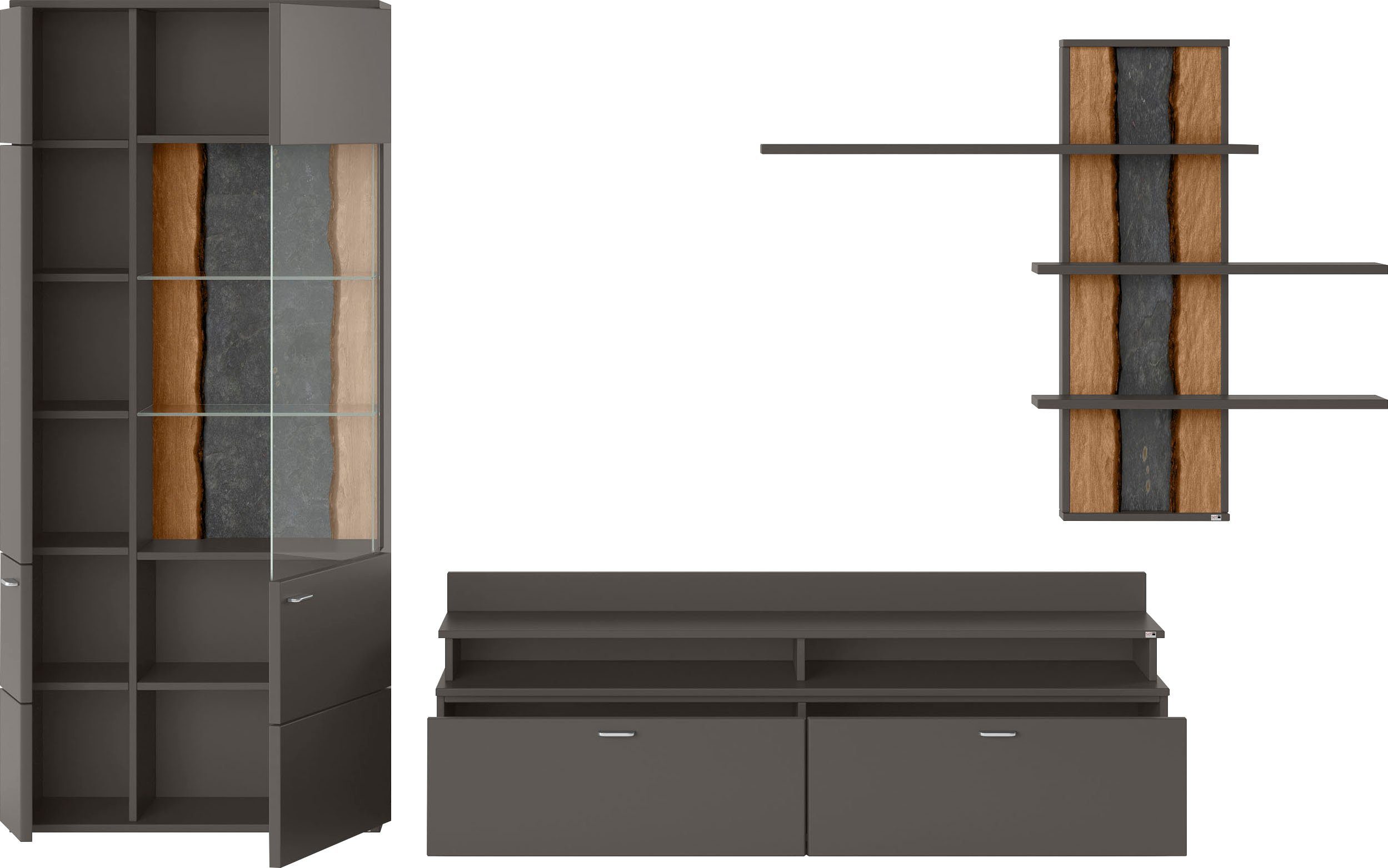 set one by Musterring Wandmeubel Tacoma Type 01, met wandrek (set, 4-delig)