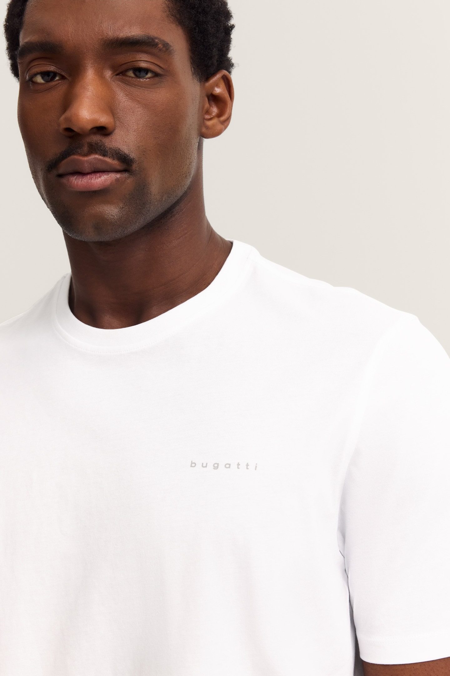 Bugatti T-shirt gemaakt van katoen