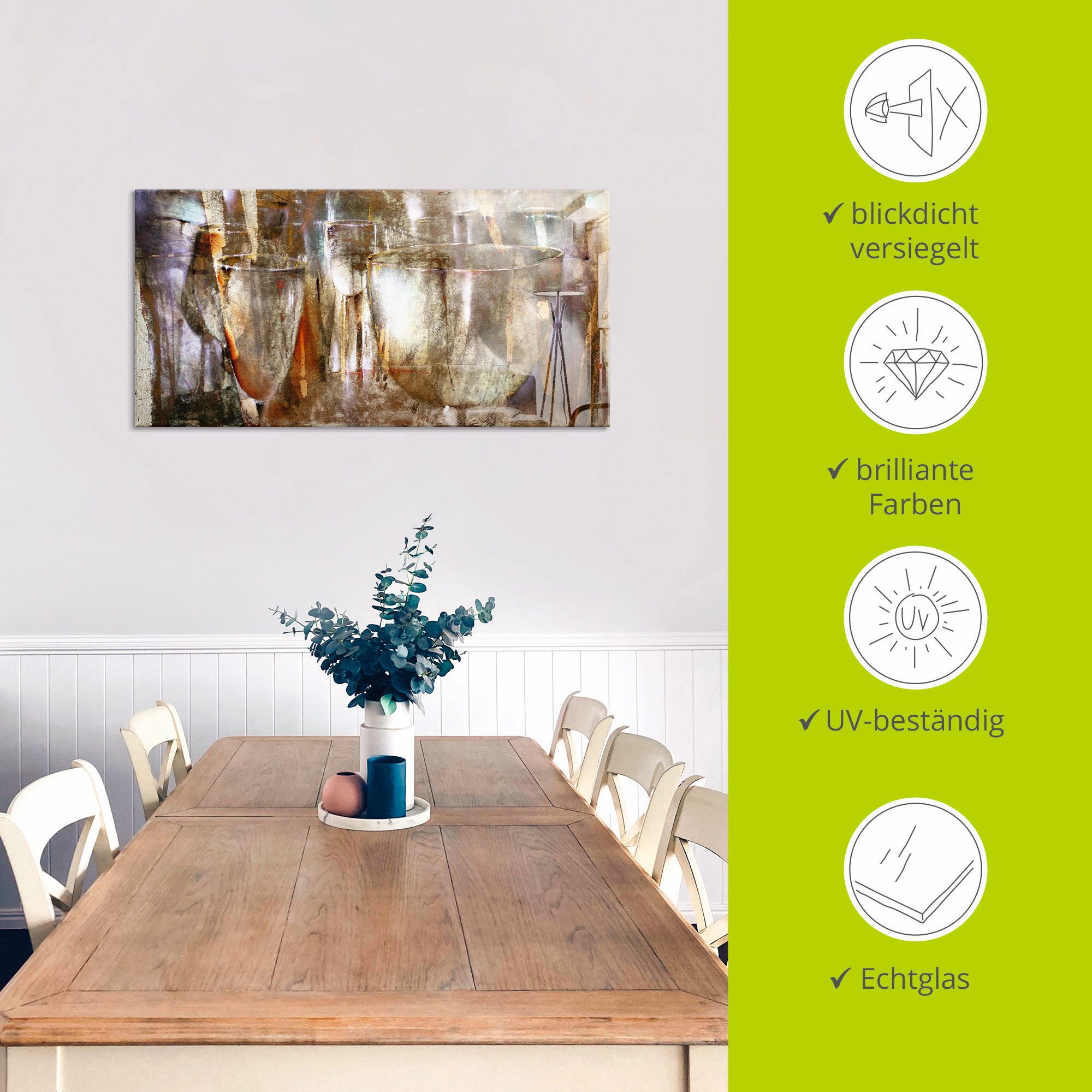 Artland Print op glas Lichtspel in verschillende maten