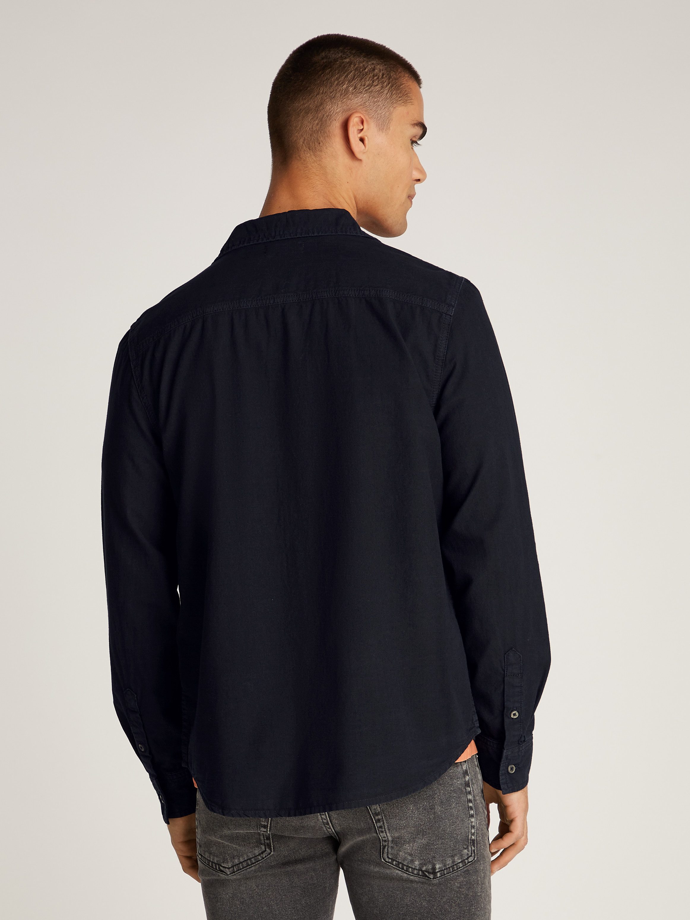 Calvin Klein Overhemd met lange mouwen REGULAR CHAMBRAY SHIRT