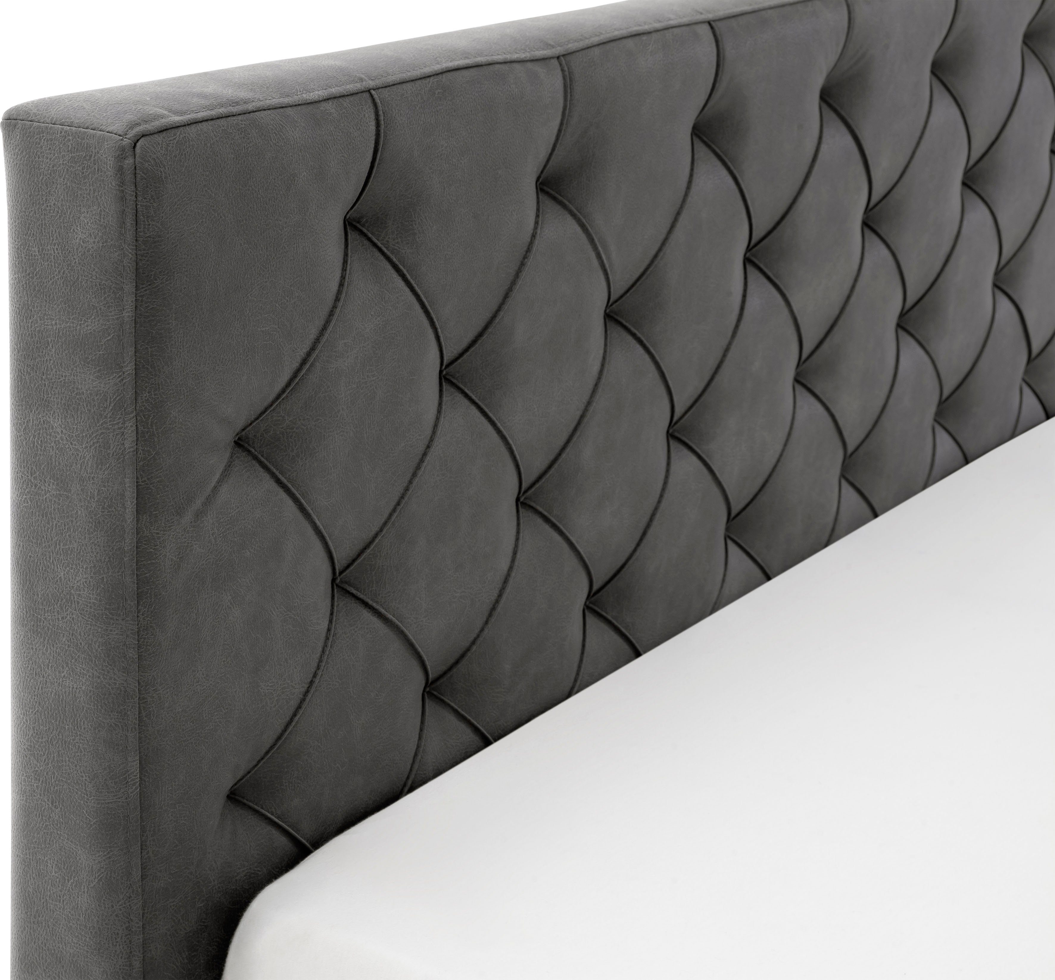 meise.möbel Gestoffeerd bed Sanremo met bedkist