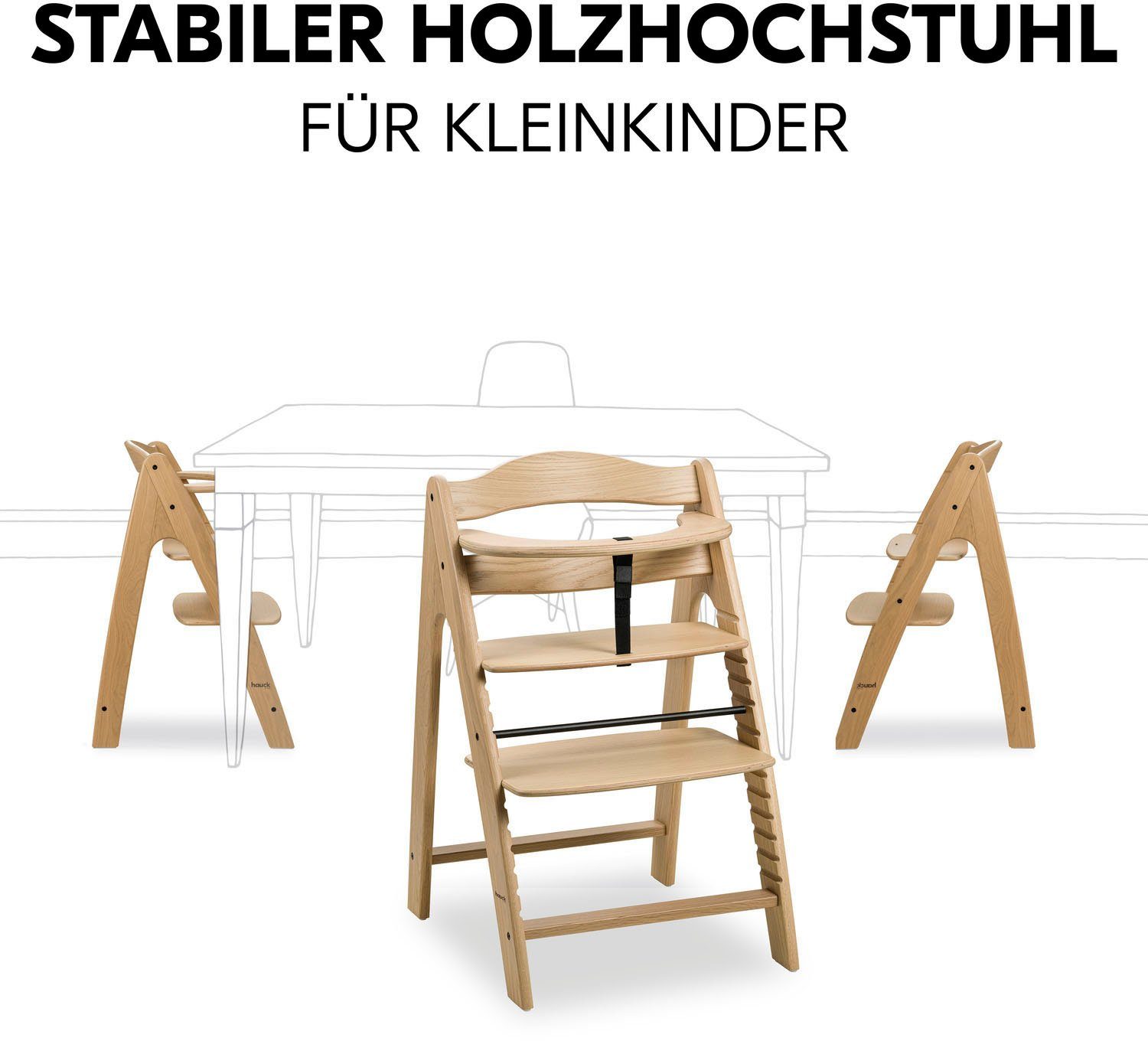 Hauck Kinderstoel Arketa, oak FSC®- beschermt bos - wereldwijd