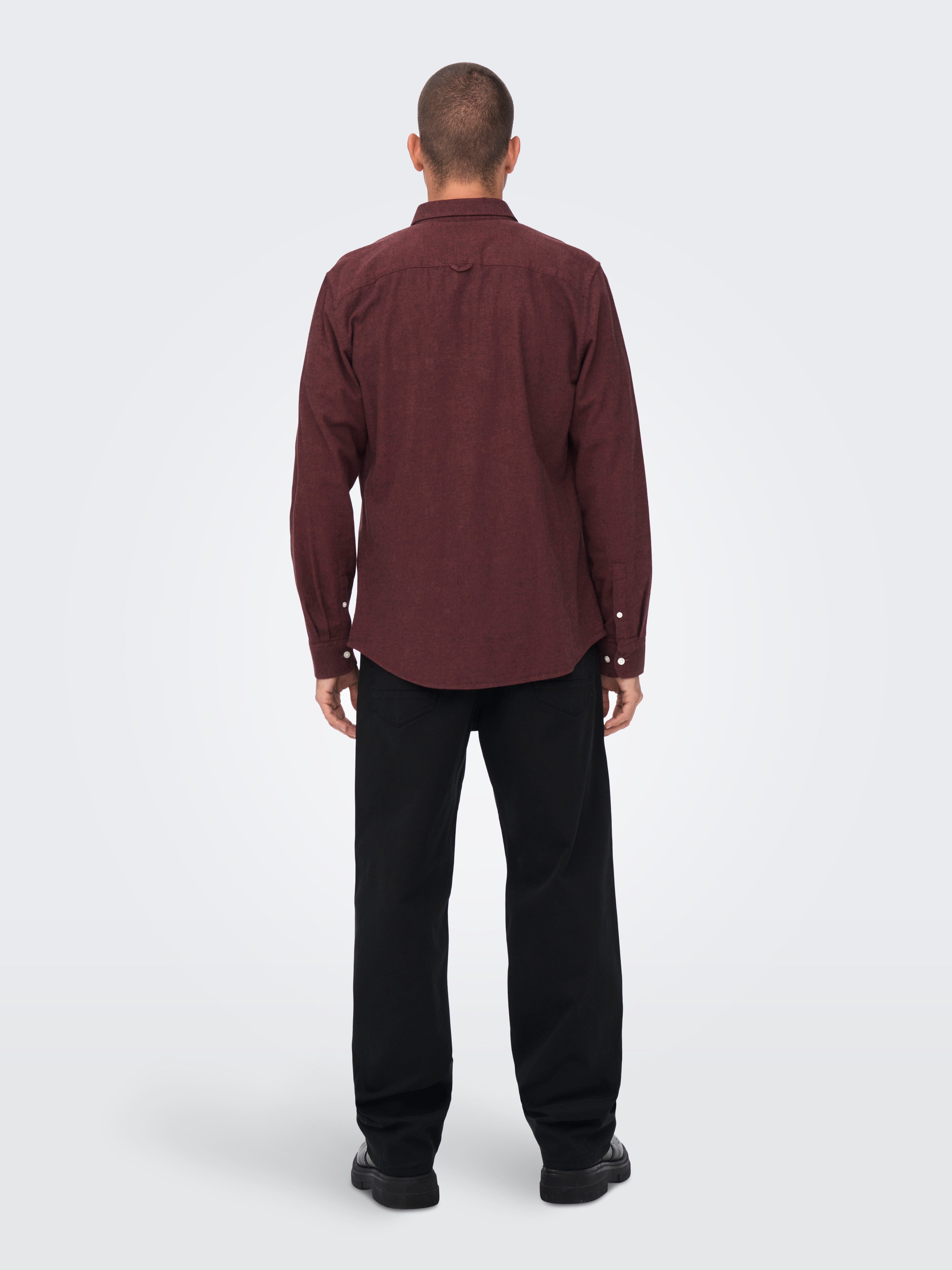 ONLY & SONS Overhemd met lange mouwen ONSNIKOLA LS MELANGE SHIRT OTL