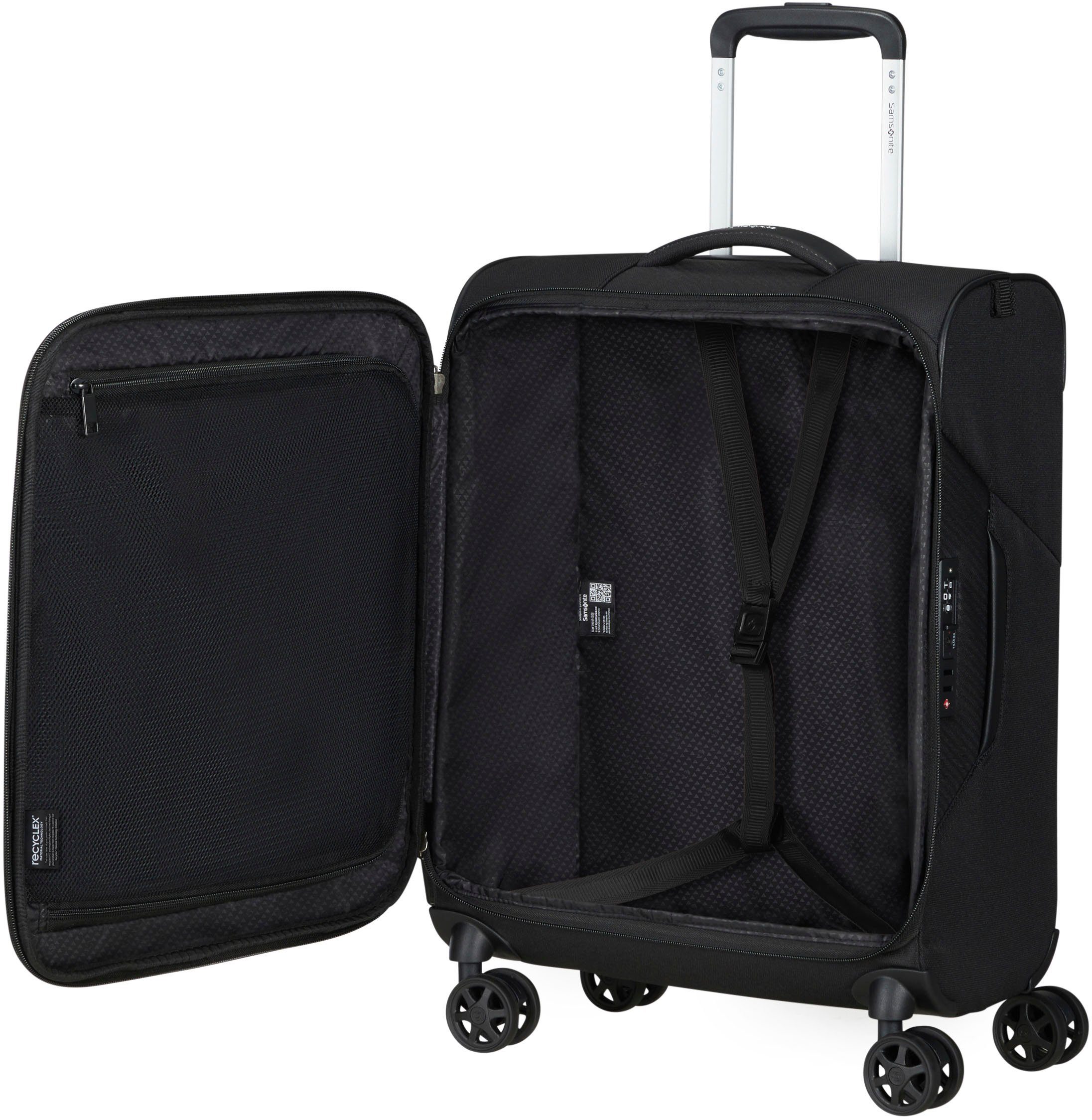 Samsonite Zachte bagage trolley LITEBEAM, verschillende maten en kleuren