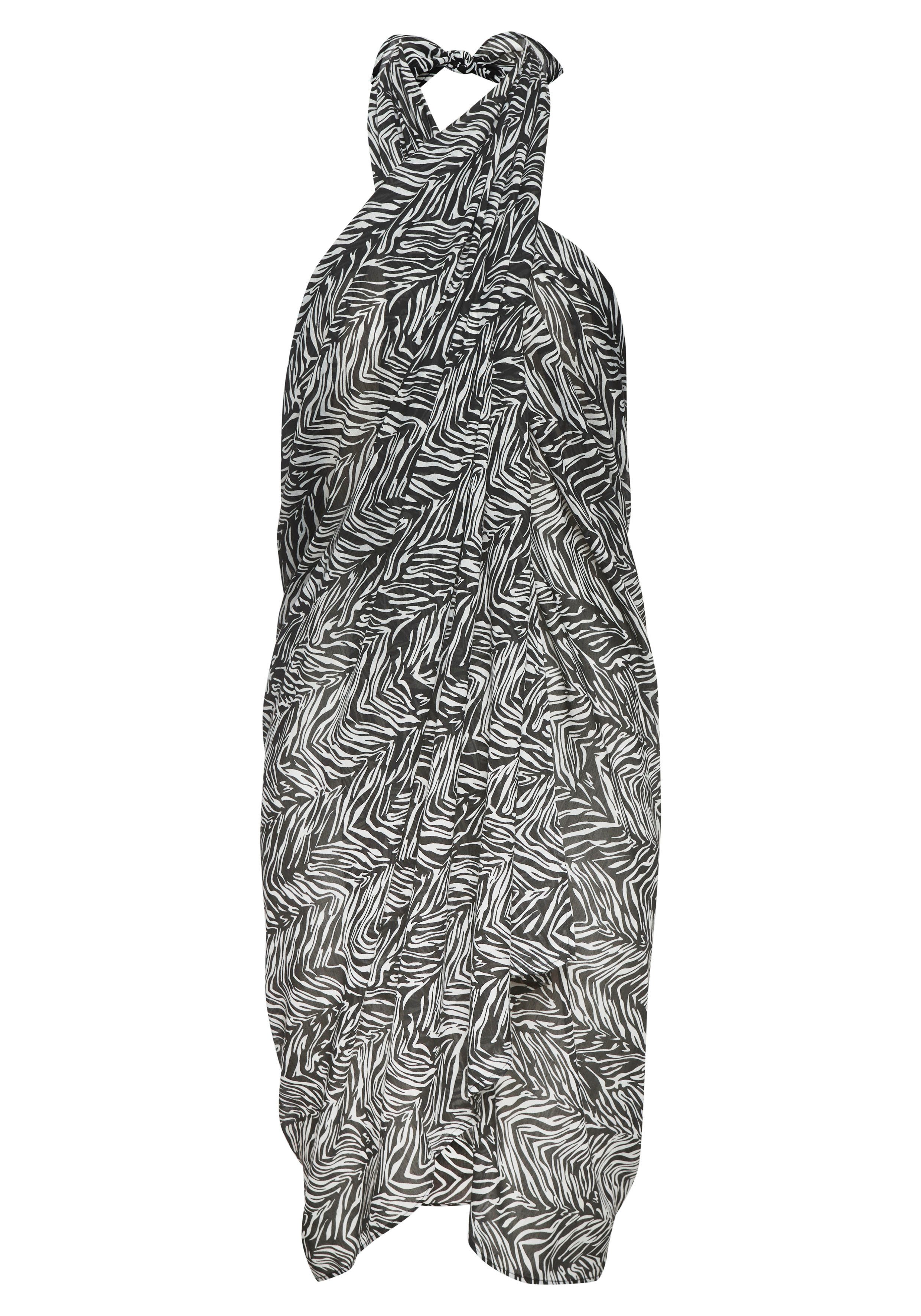 s.Oliver RED LABEL Beachwear Strandrok met dierenprint