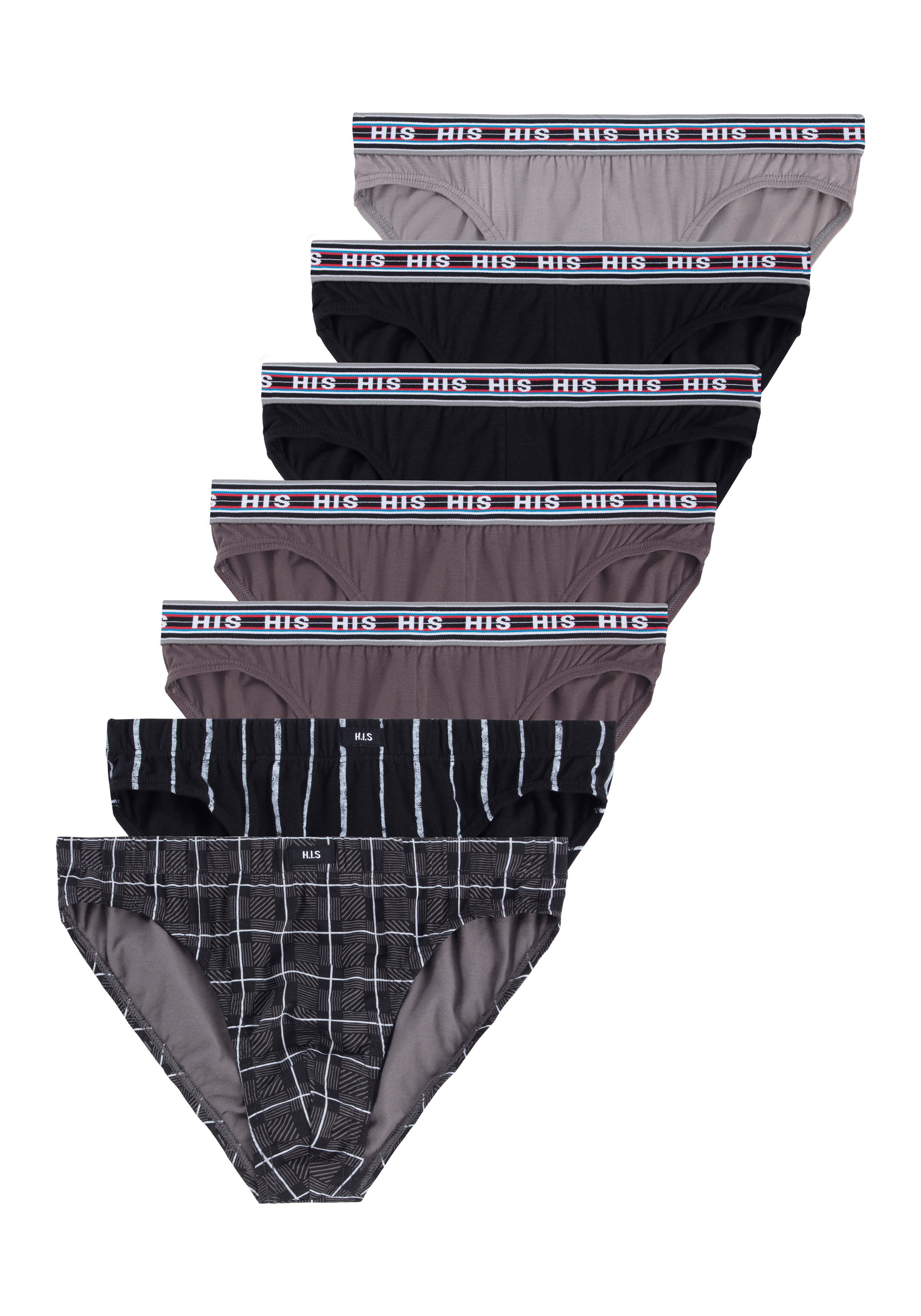 H.I.S Slip van katoen-stretch (set, 7 stuks)