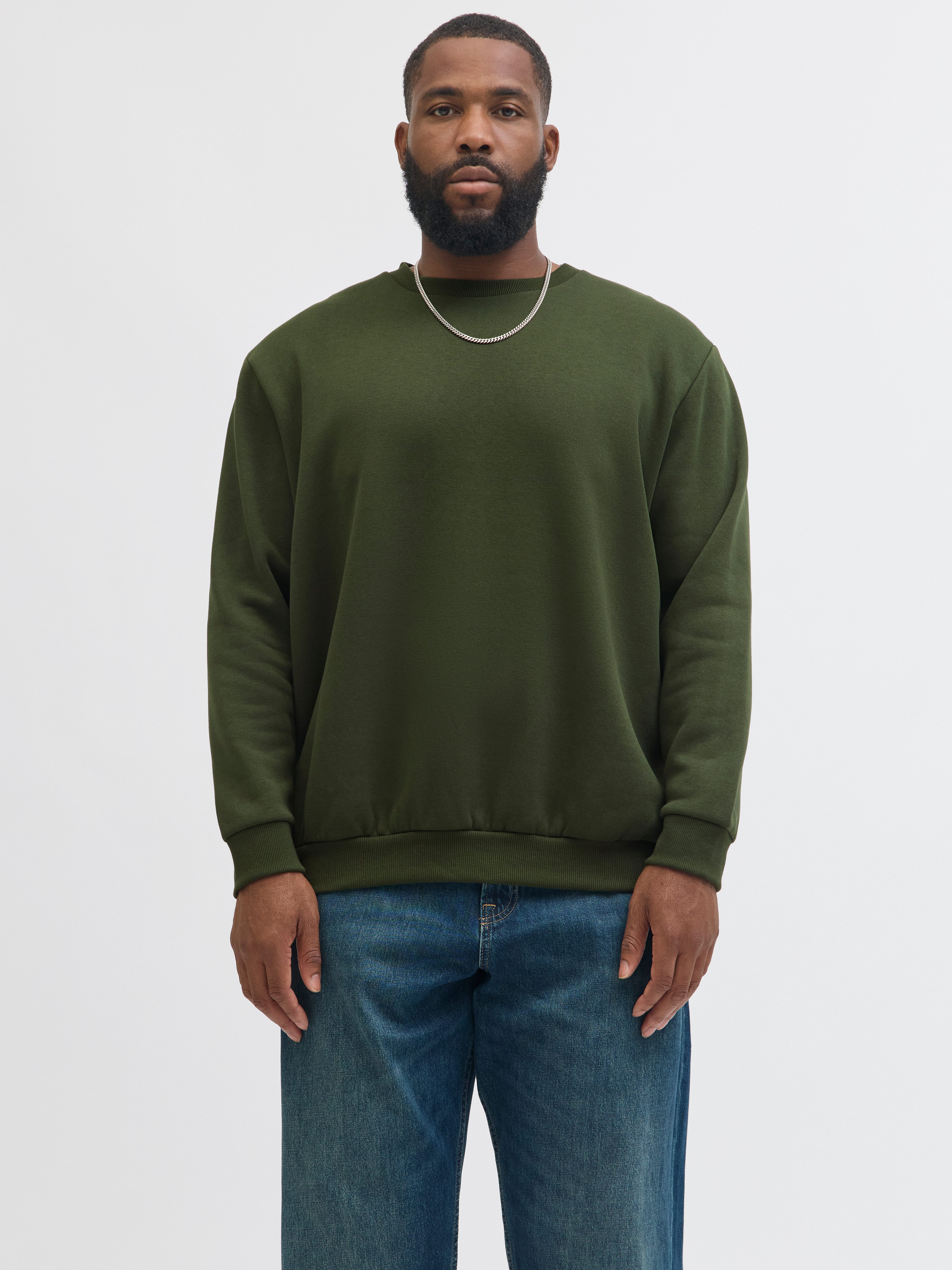 Jack & Jones PlusSize Sweatshirt JJEBRADLEY SWEAT CREW NOOS PLS