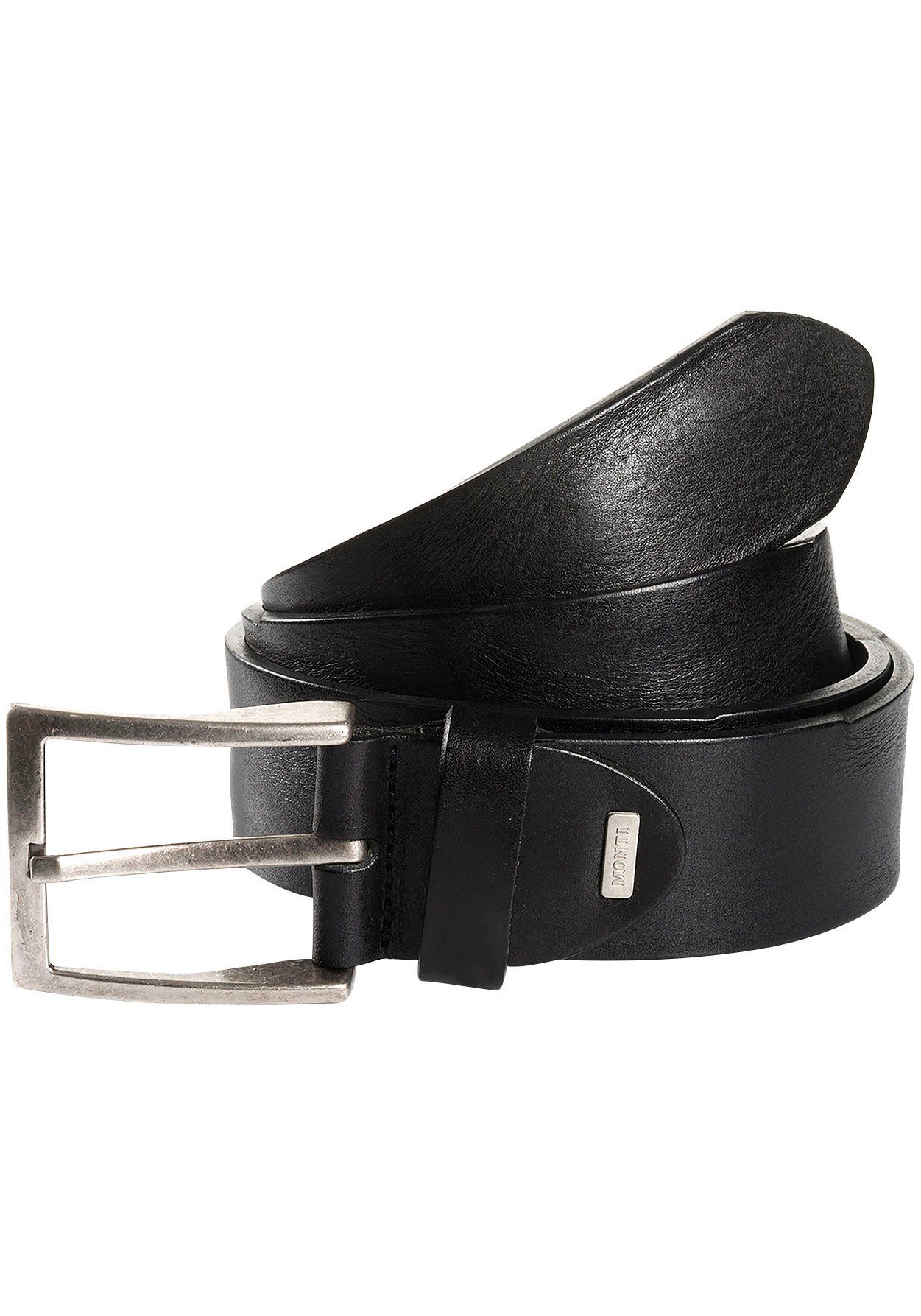 MONTI Leren riem MERAN 4,0 cm breed, jeans-casual, inkortbaar