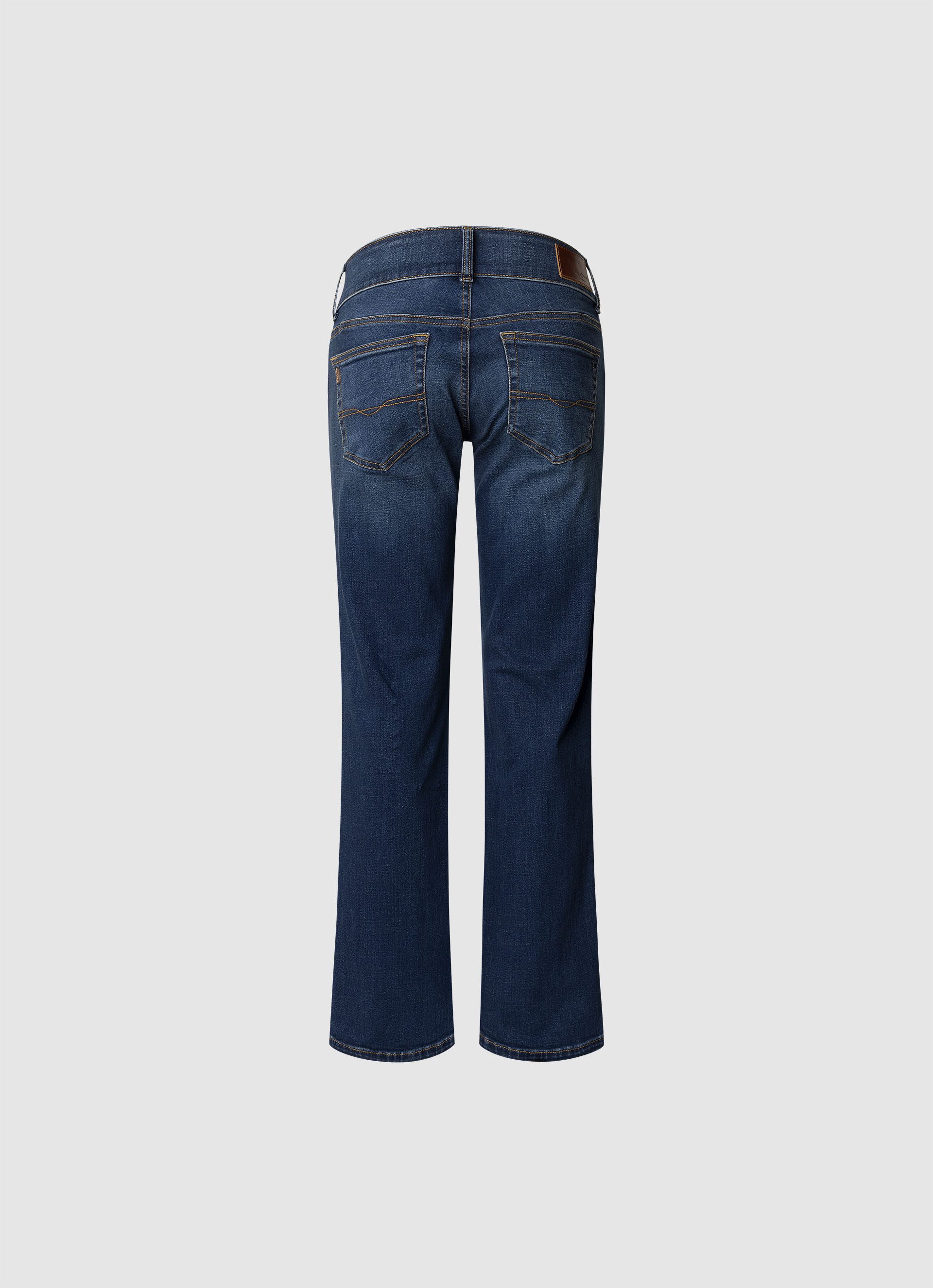Pepe Jeans Straight jeans LW met dubbele knoopsluiting