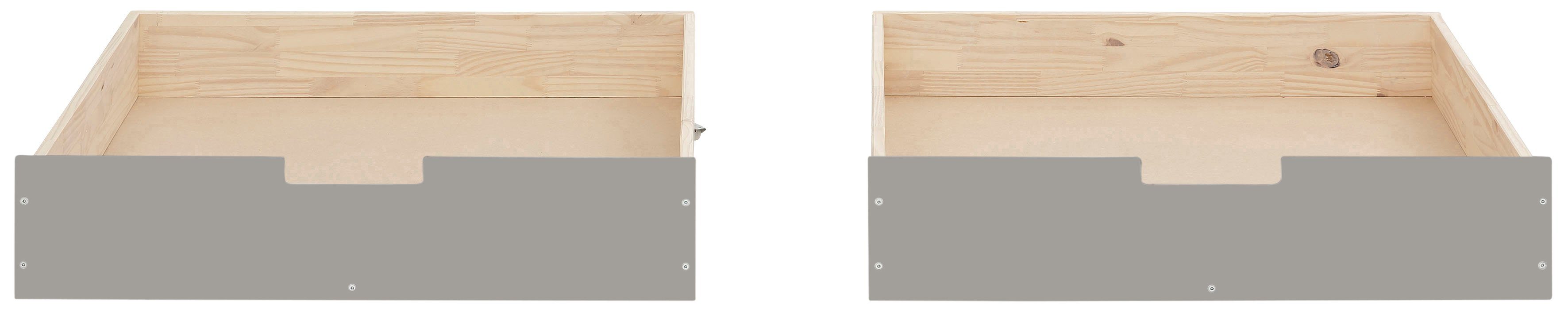Lüttenhütt Bedlade Janne set van 2, grenenhout en mdf, breedte per lade 97 cm