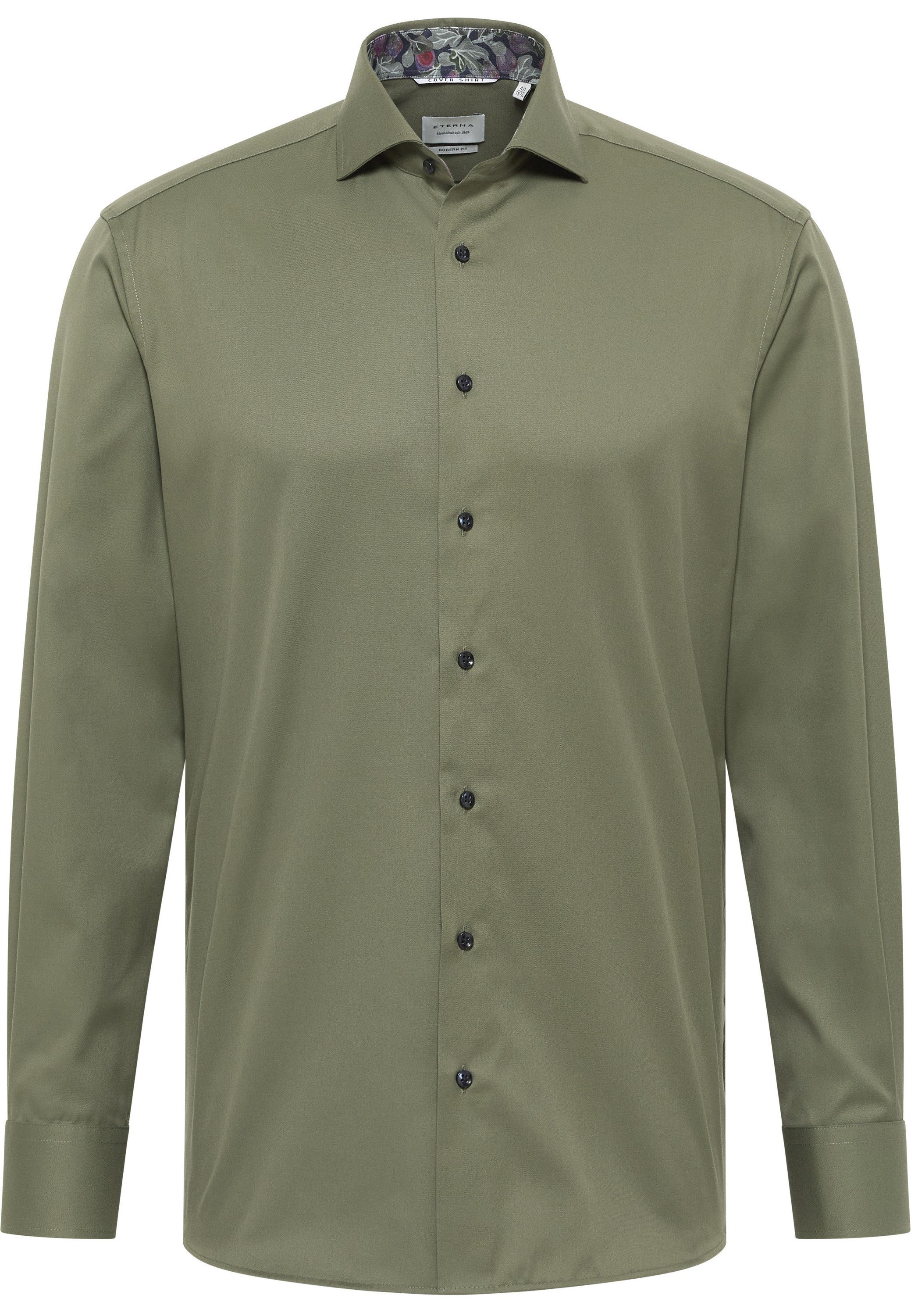 Eterna Overhemd met lange mouwen MODERN FIT NON IRON (strijkvrij)