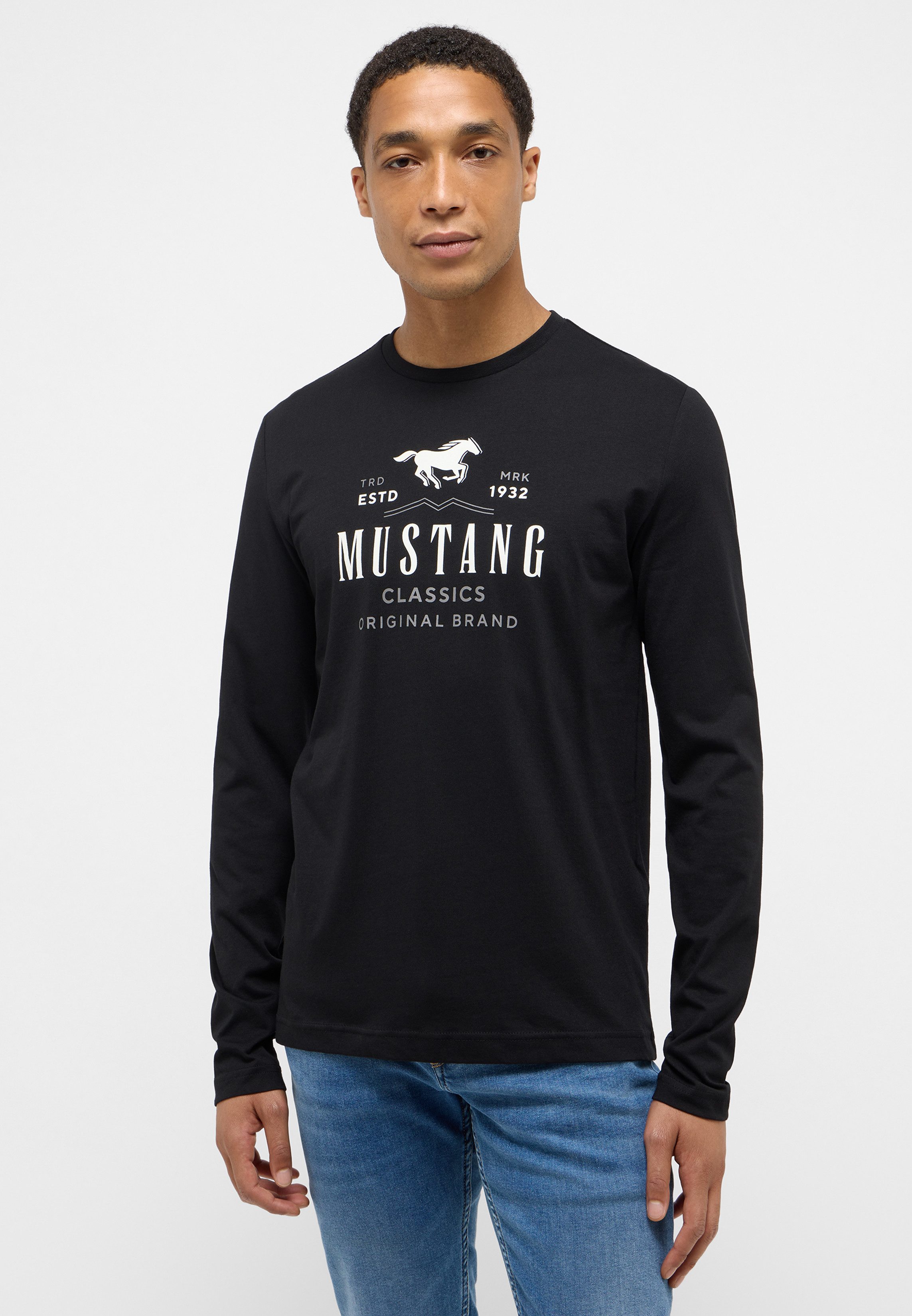 Mustang Shirt met lange mouwen Style Adrian