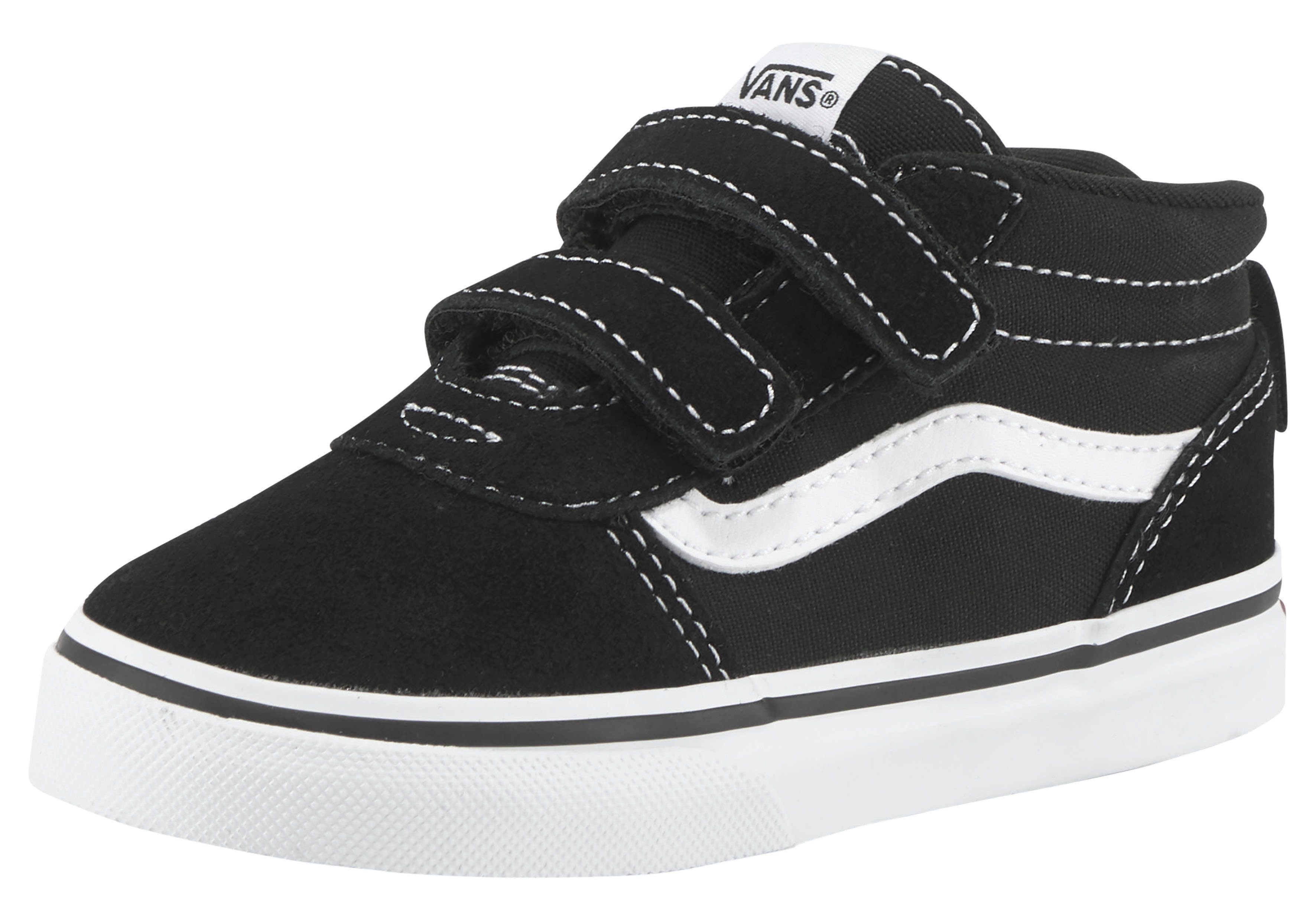 Vans Vans ward mid sneakers zwart kinderen kinderen