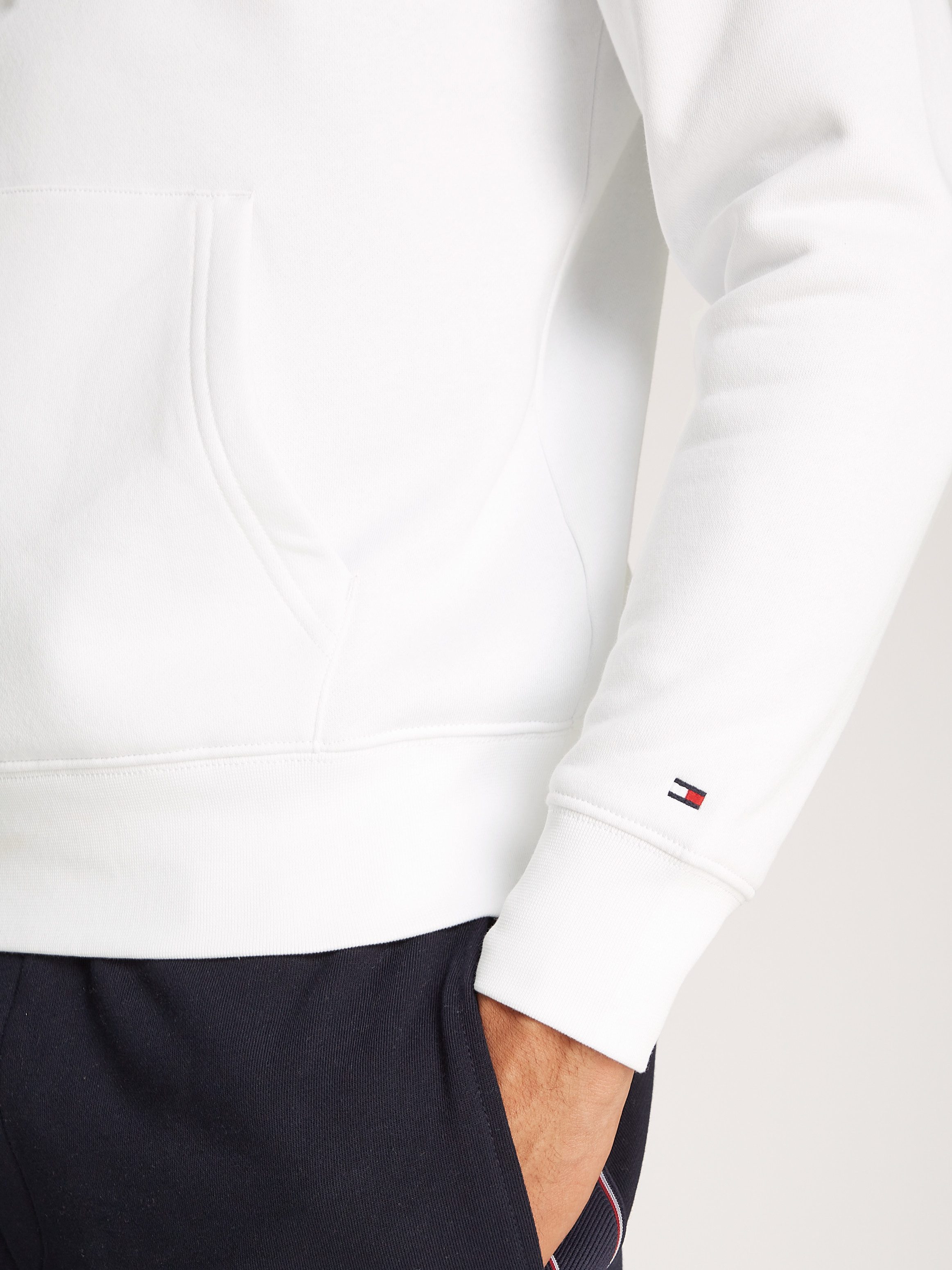 Tommy Hilfiger Hoodie SCRIPT LOGO HOODY met opgestikt logo