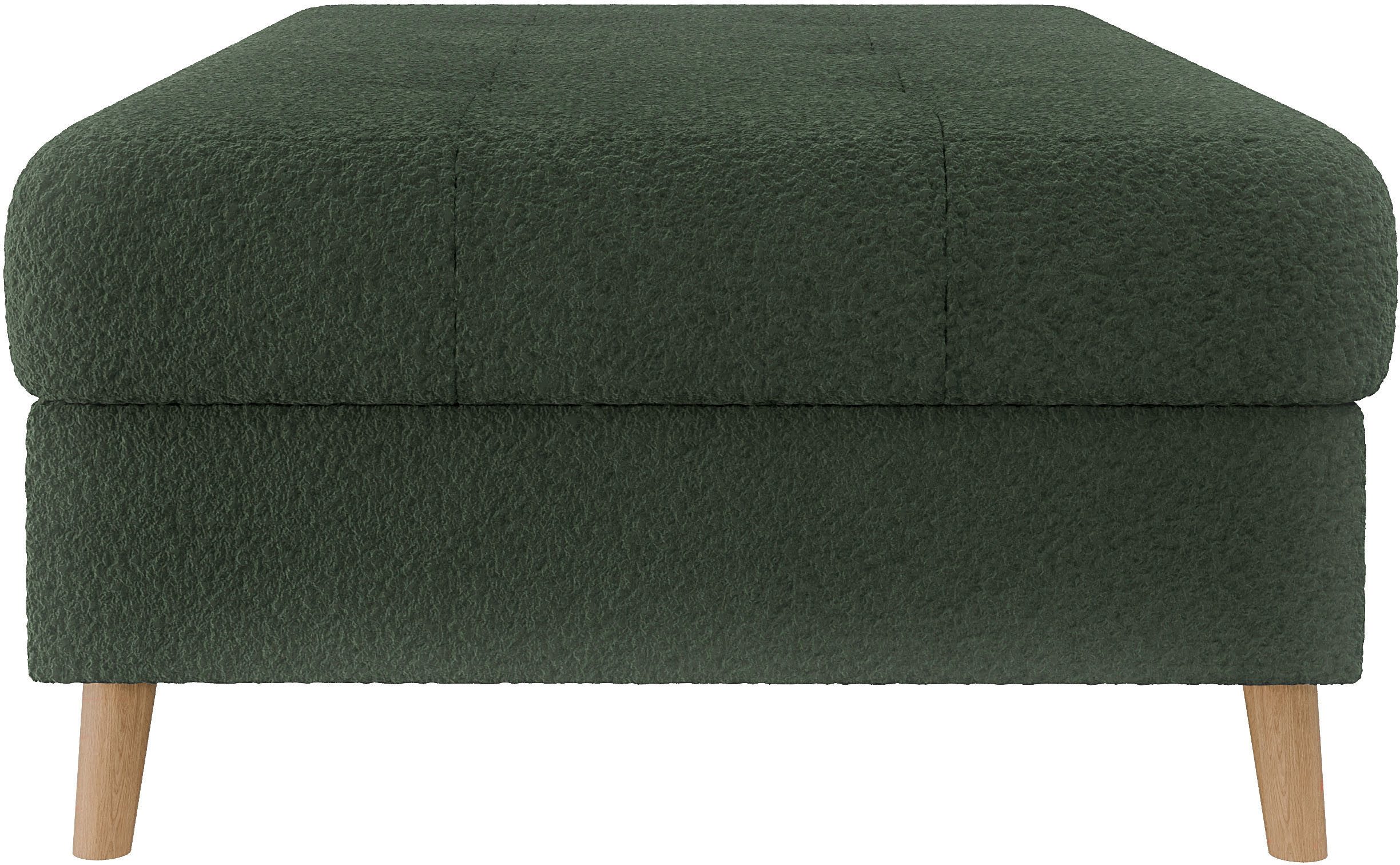 Home affaire Hocker CHARRE XXL, stiksel in het zitgedeelte, afmetingen: B/D/H: 118/73/40 cm