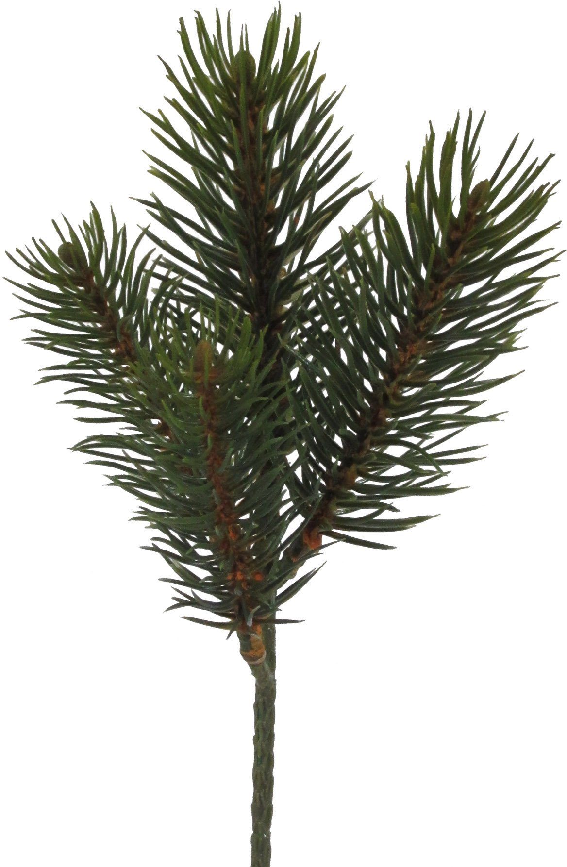 Creativ green Winterse kunstplant Kerst versiering Tak met naalden, 24 stuks in set (24 stuks)