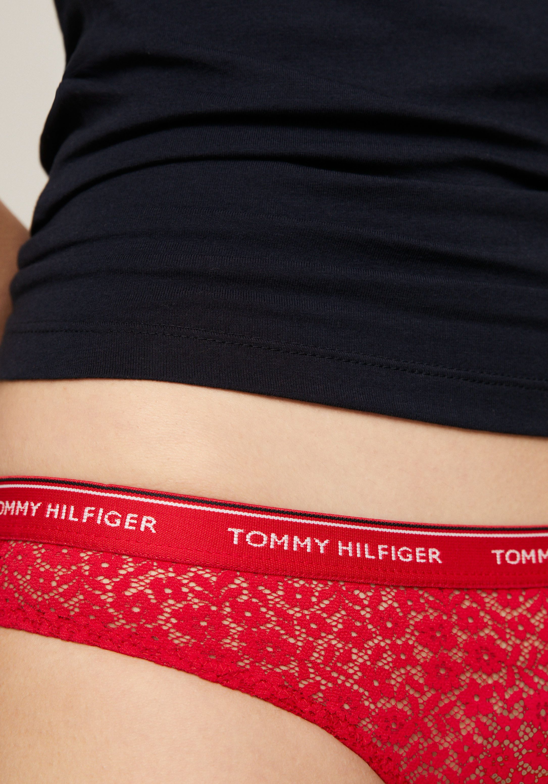 Tommy Hilfiger Underwear Bikinibroekje 3 PACK BIKINI LACE (EXT SIZES) (Set van 3)