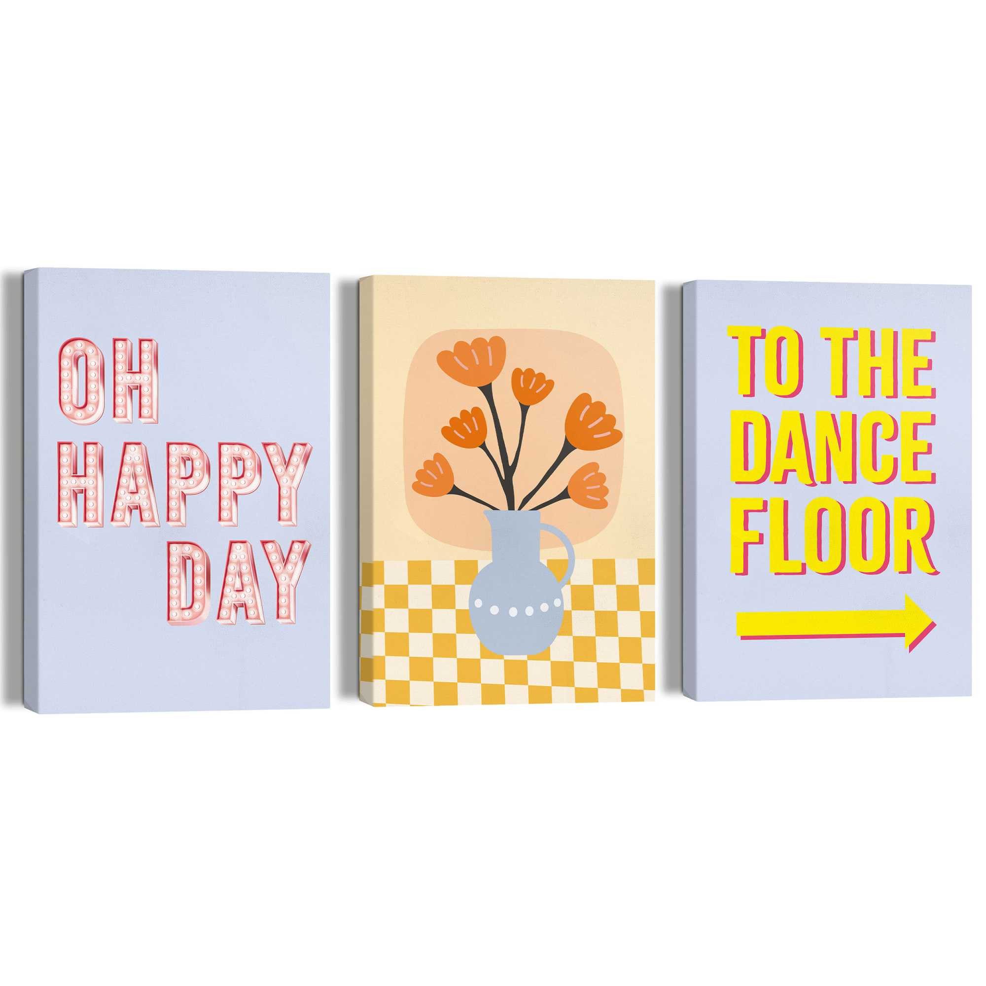 Reinders! Artprint op linnen Happy on the Dancefloor
