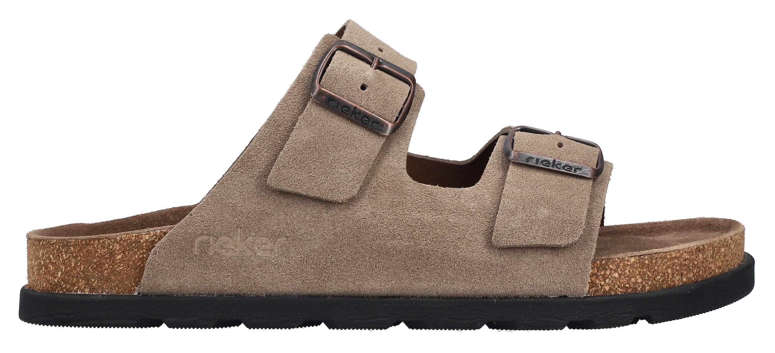Rieker Slippers , zomerschoen, strand schoen, huisschoen met comfortabel voetbed