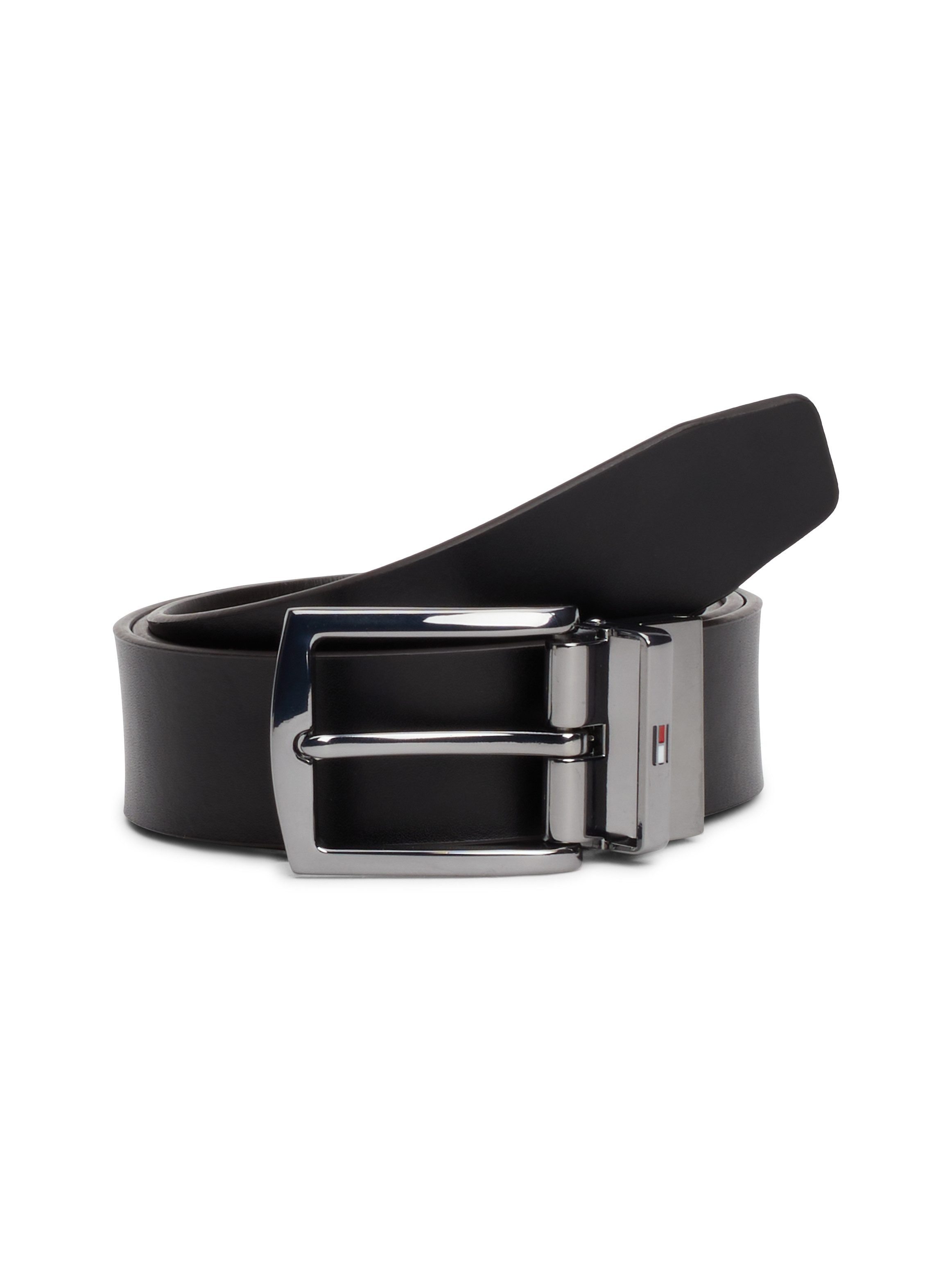 Tommy Hilfiger Leren riem Denton Rev. 3.5 cm met gestempeld logo
