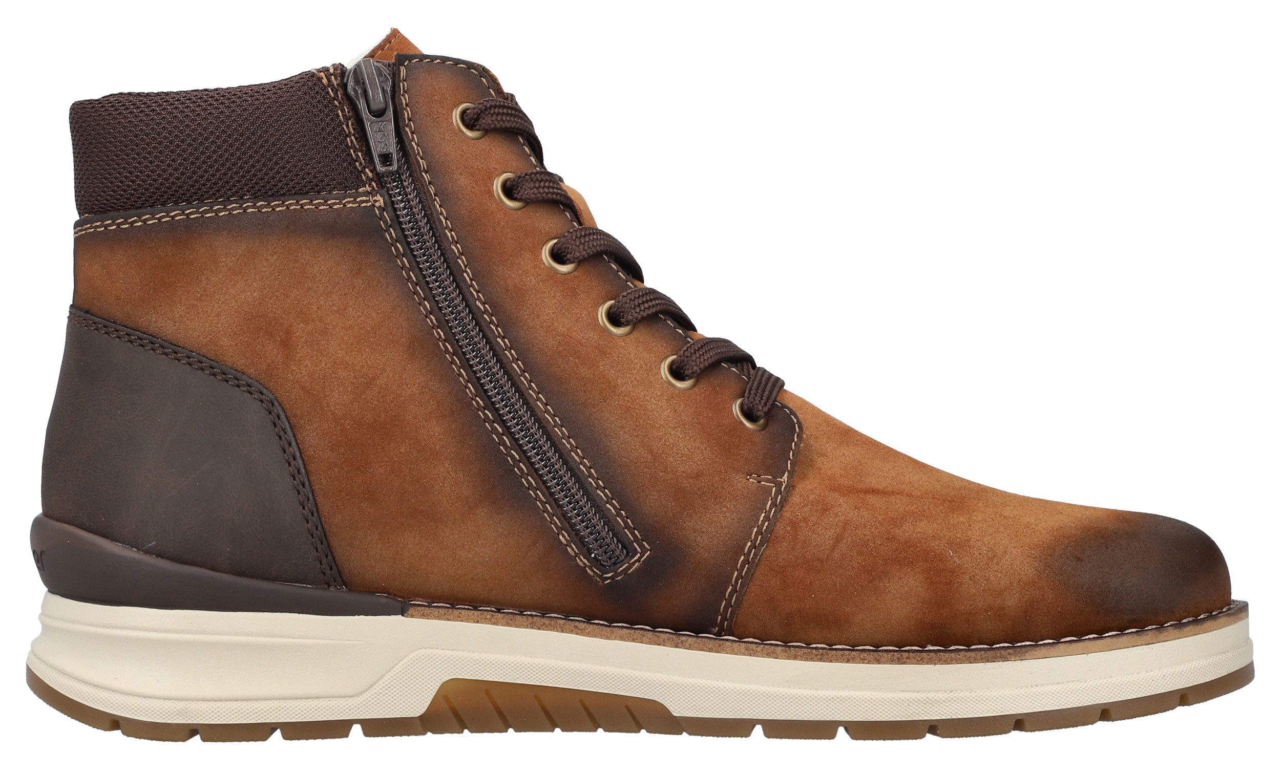 Rieker Winterlaarzen , veterschoenen, winterenkellaars, memocup-uitrusting, used-look