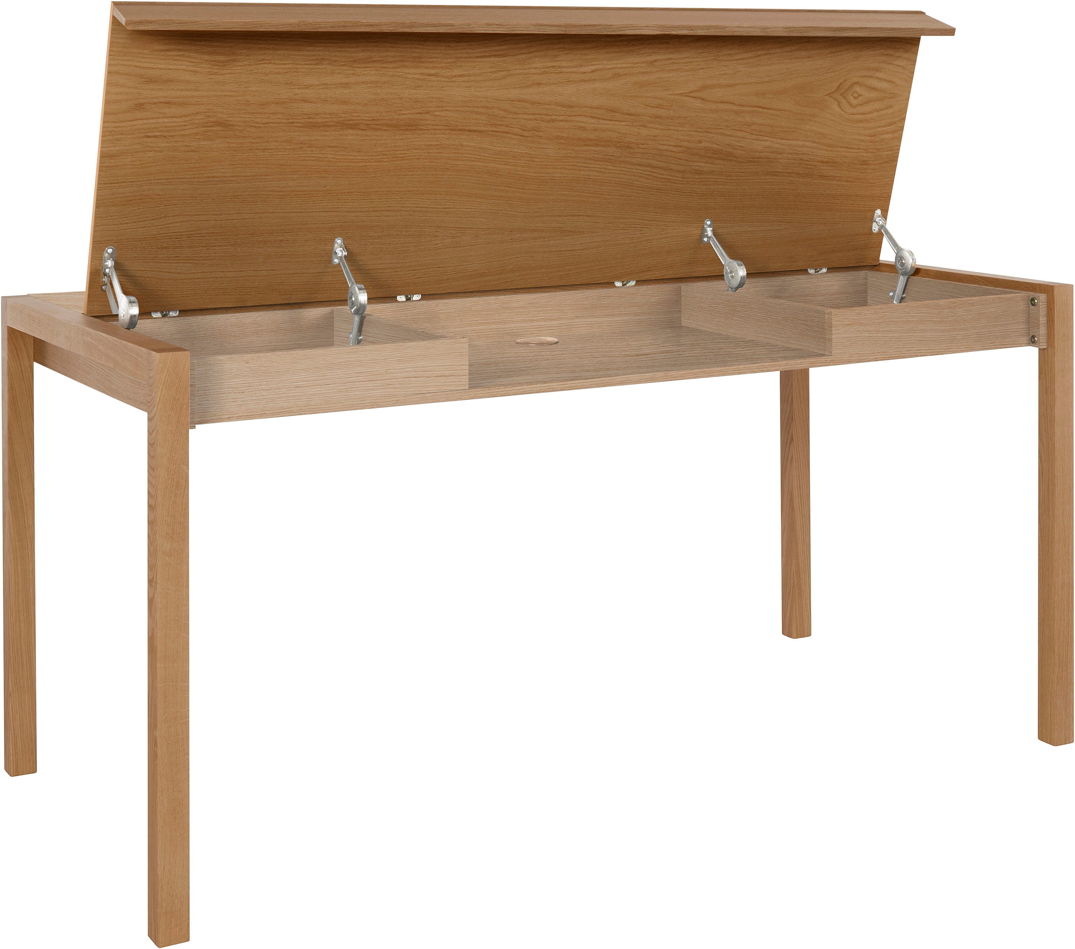 andas Eettafel Prenzlau met werkplek en opbergmogelijkheid