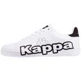 kappa sneakers met trendy oversize logo wit