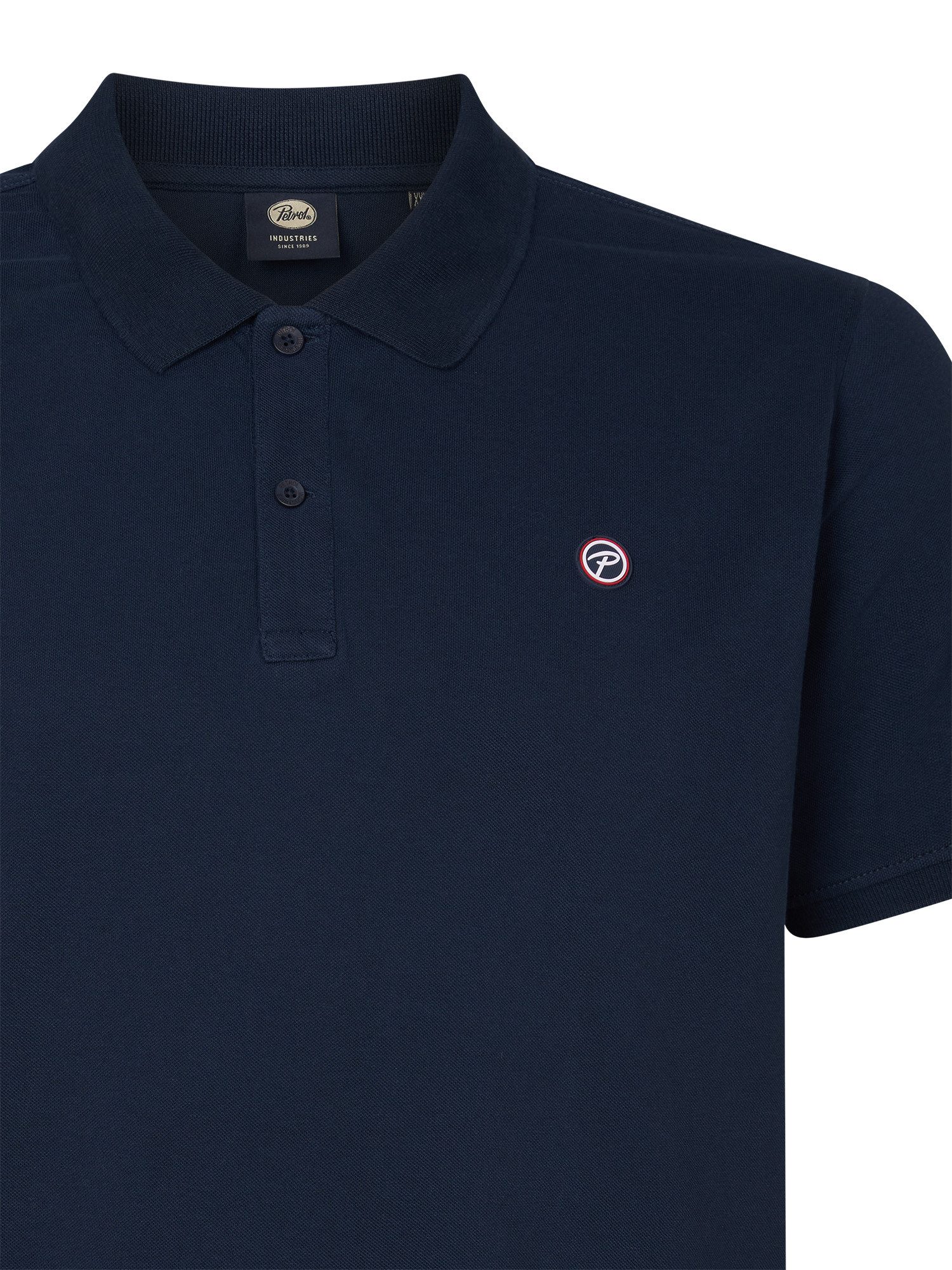 Petrol Industries Poloshirt met geborduurd logo