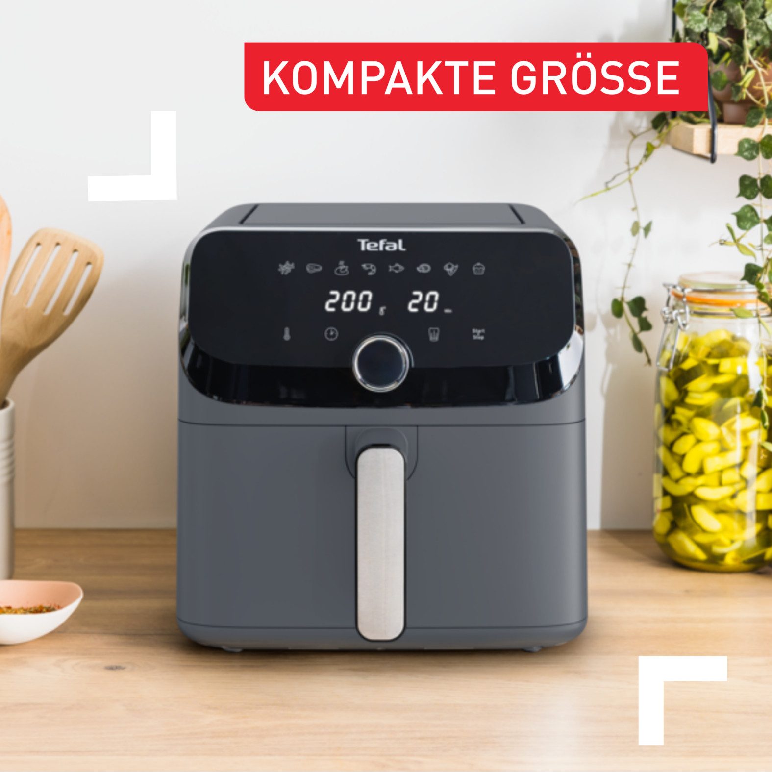 Tefal Airfryer Tefal EY855B Easy Fry Mega heteluchtfriteuse