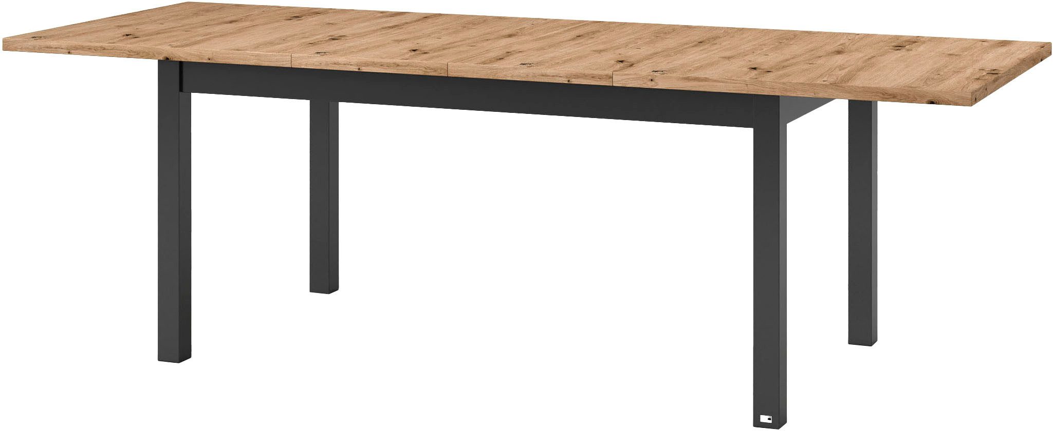 set one by Musterring Eettafel York Type 68, met uitschuifbare tafelblad, 3 kleuren, afmetingen 160-240 x 90 cm