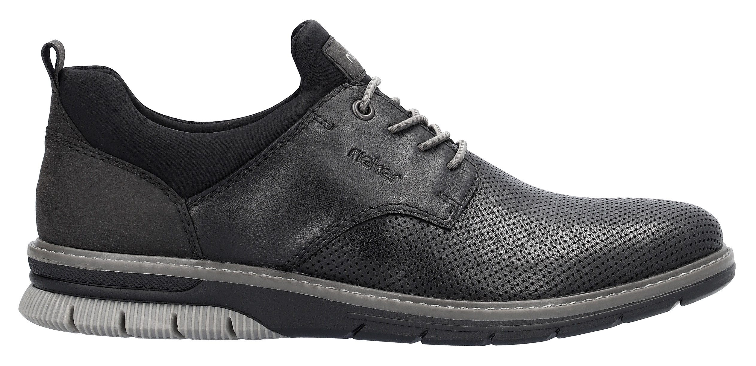 Rieker Slip-on sneakers Business schoen, slipper, feestdagsschoen met elastische veters