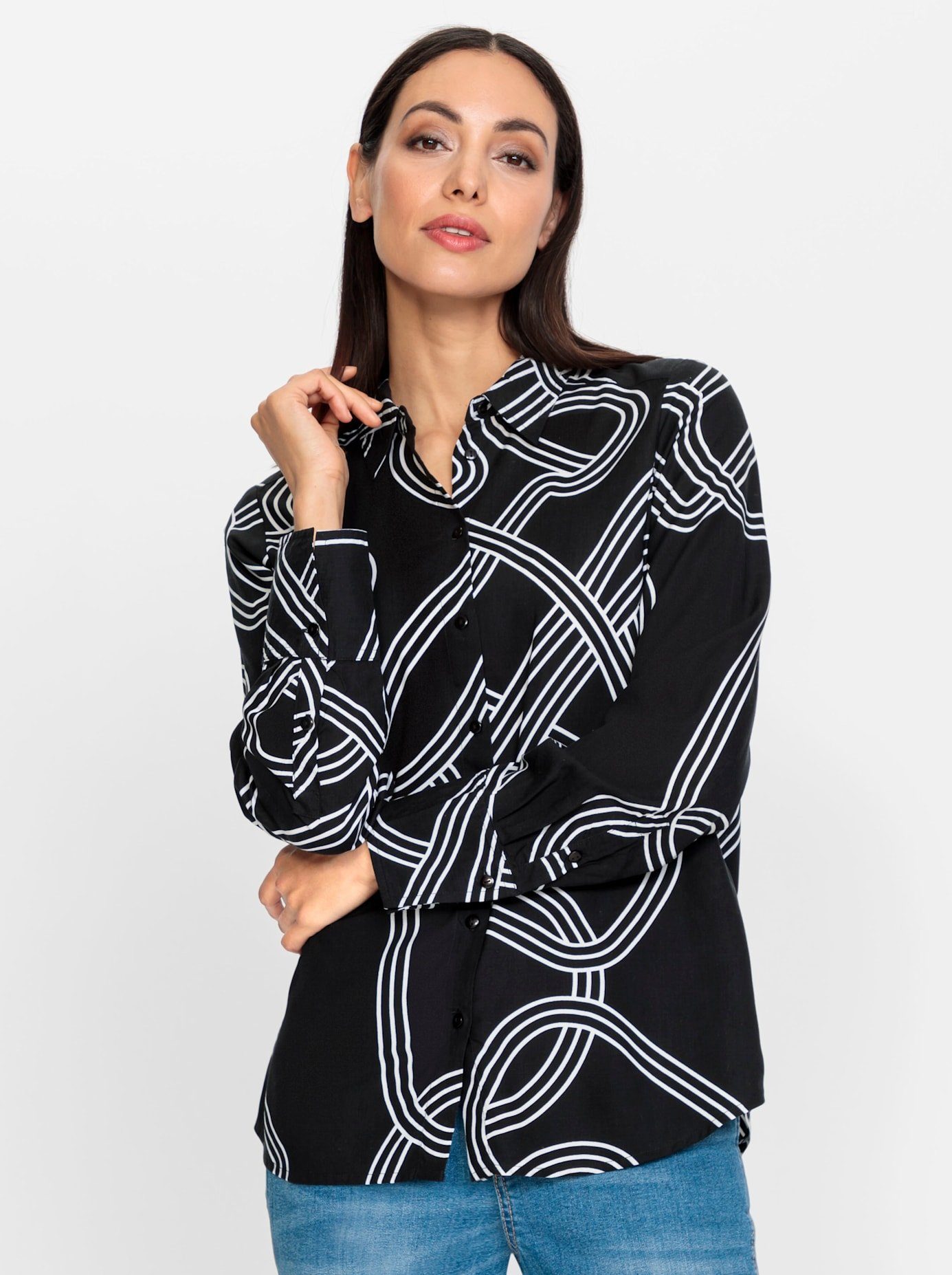 heine Blouse met lange mouwen
