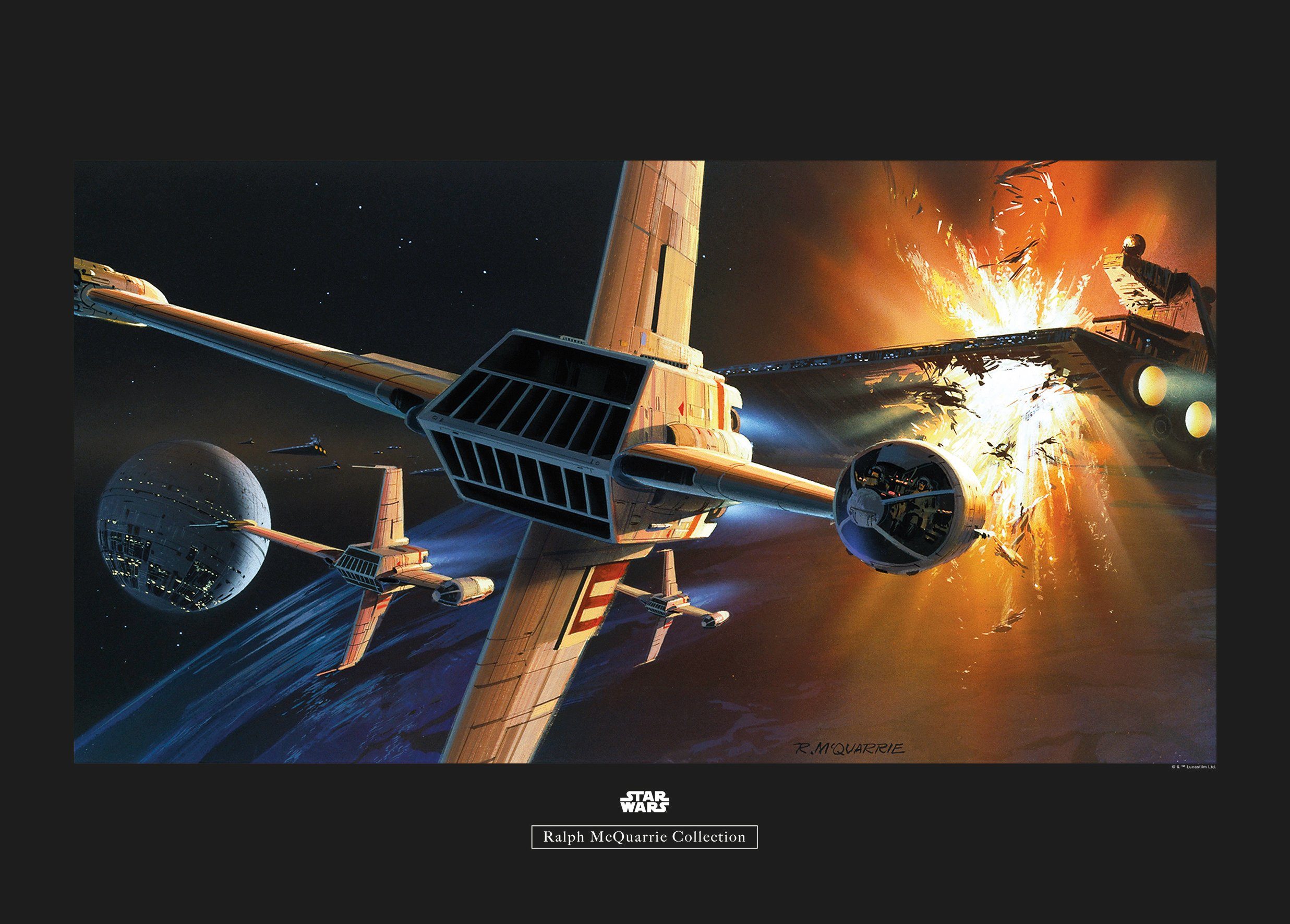 Komar Poster Star Wars Classic RMQ Endor omloopbaan was