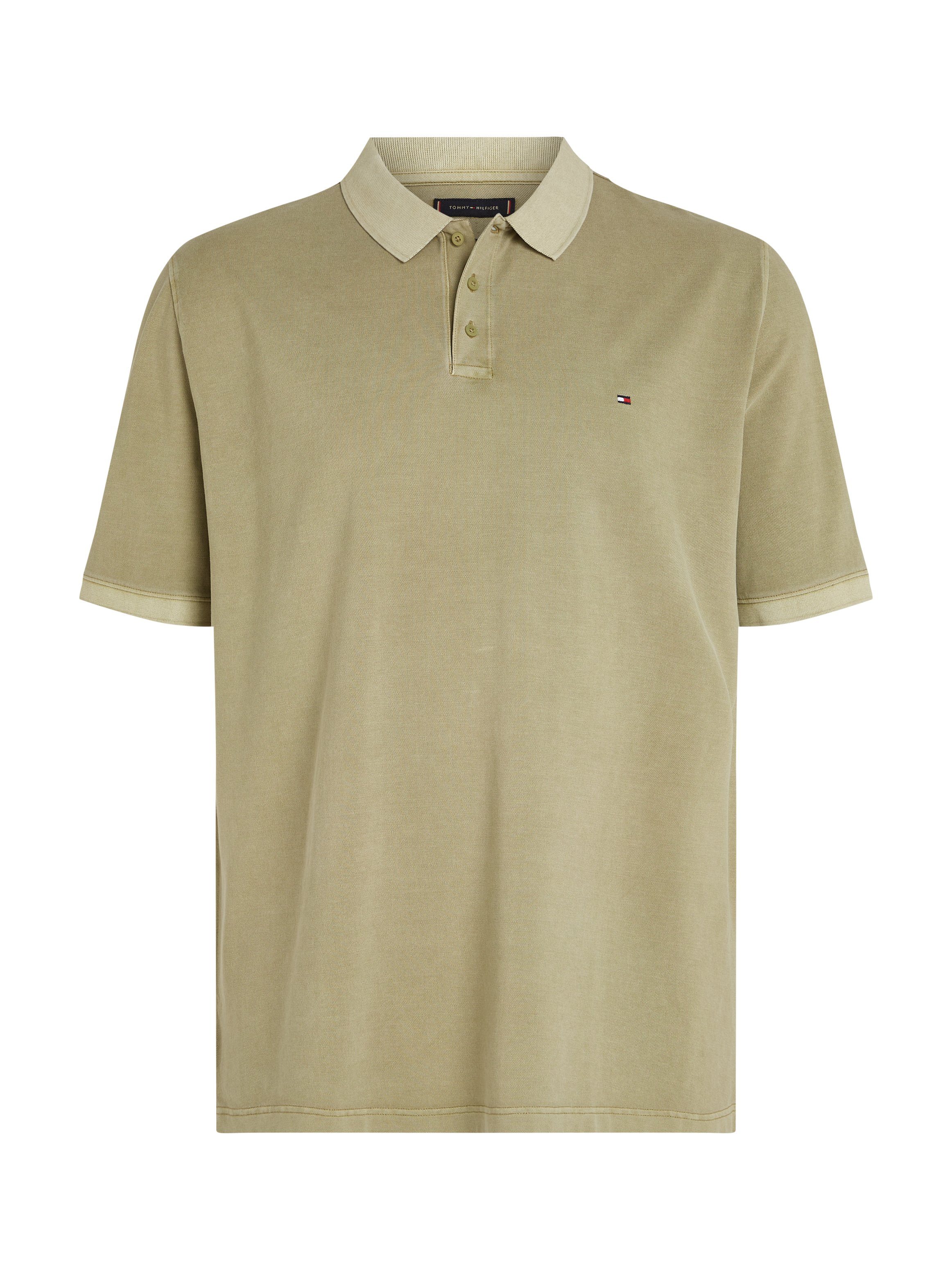 Tommy Hilfiger Big & Tall polo Plus Size met logo faded olive
