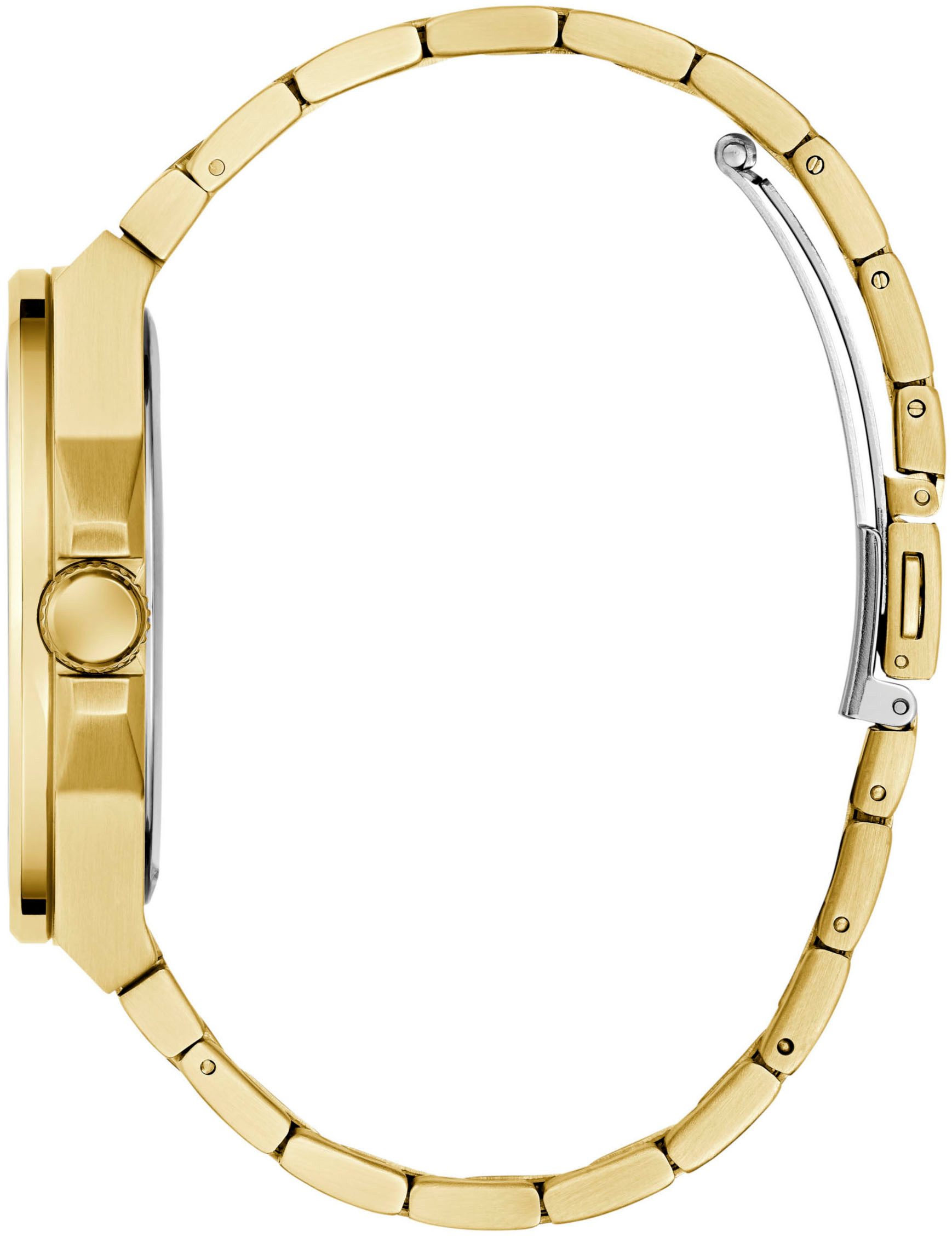 Guess Kwartshorloge Vinyl Horloge, herenhorloge, stalen band, mineraalglas, analoog