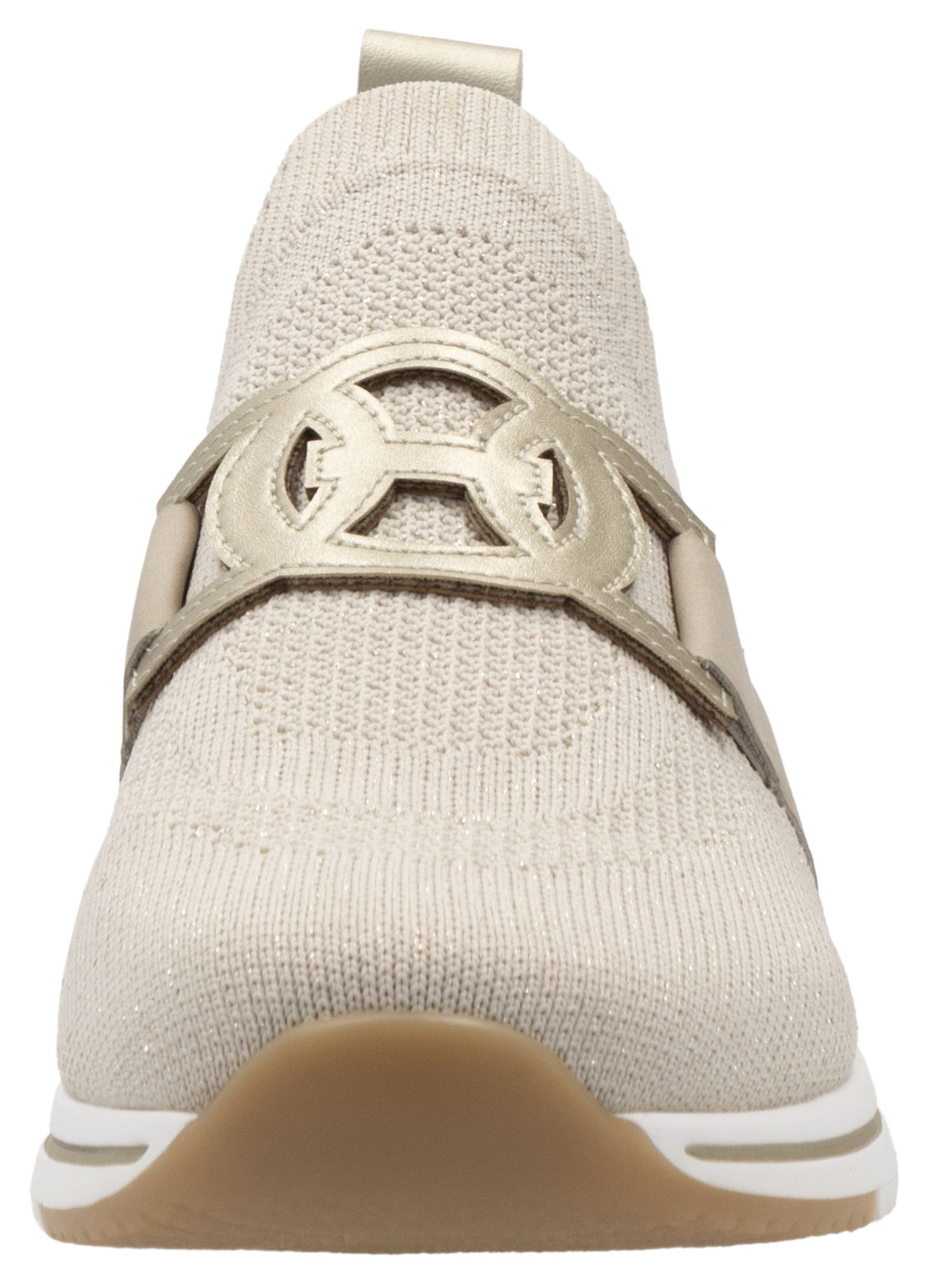 Remonte Slip-on sneakers , vrijetijdsschoen, lage schoen, slipper met elastische band aan de schacht