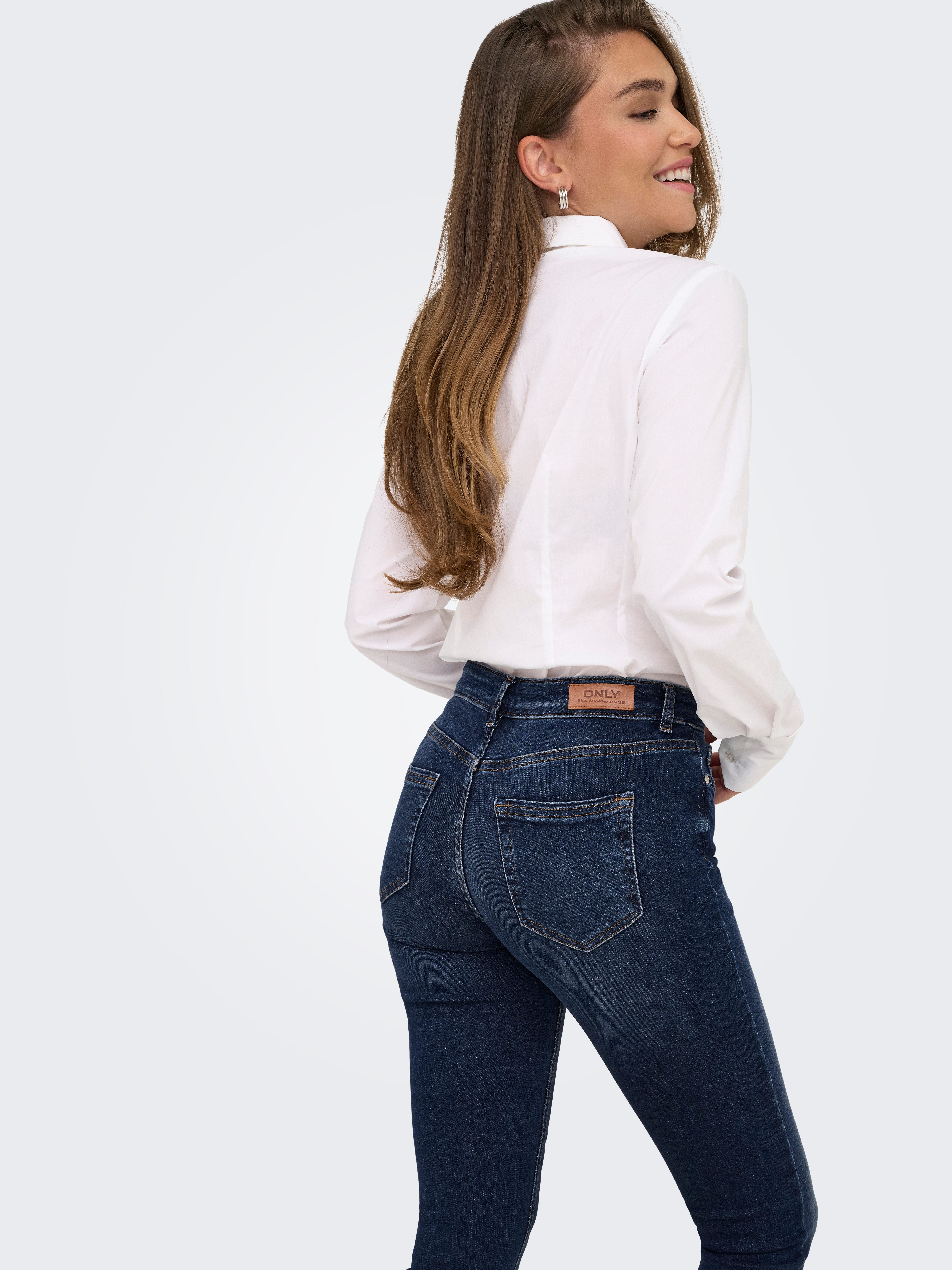 Only Skinny fit jeans ONLBLUSH MID SK ANK RW DNM REA082 NOOS